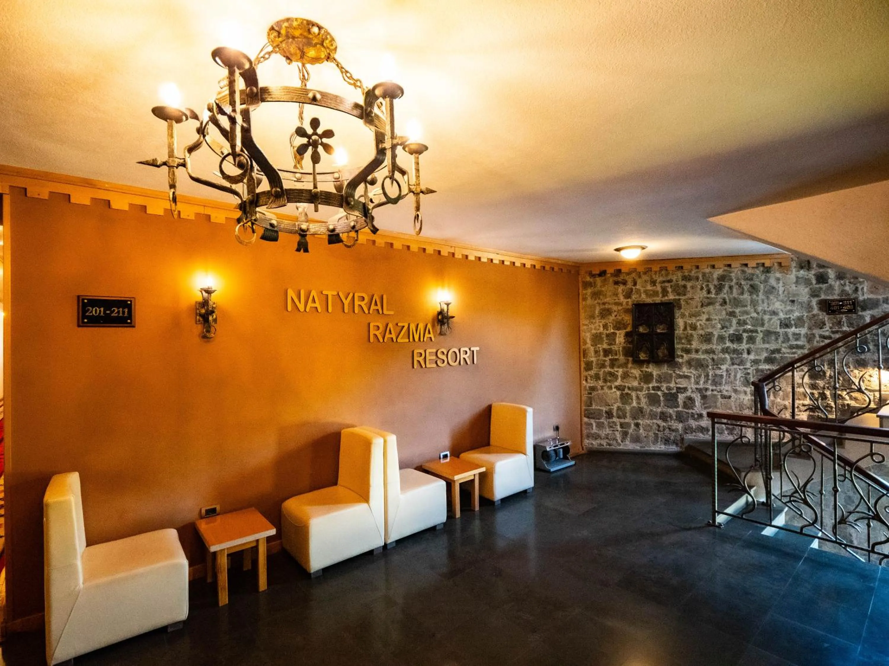 Seating area in Natyral Razma Resort