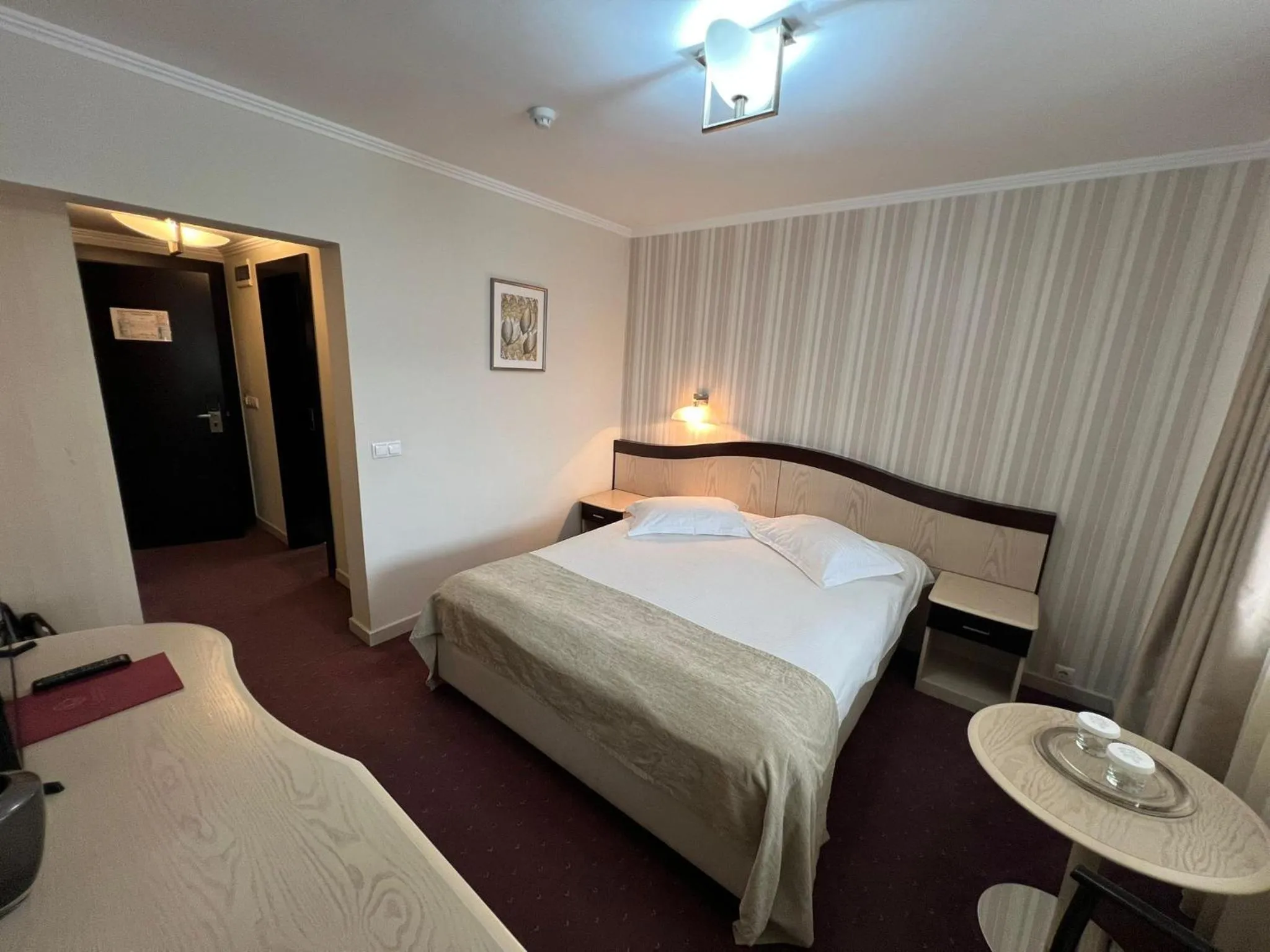 Bed in Caprioara Spa&Wellness Resort