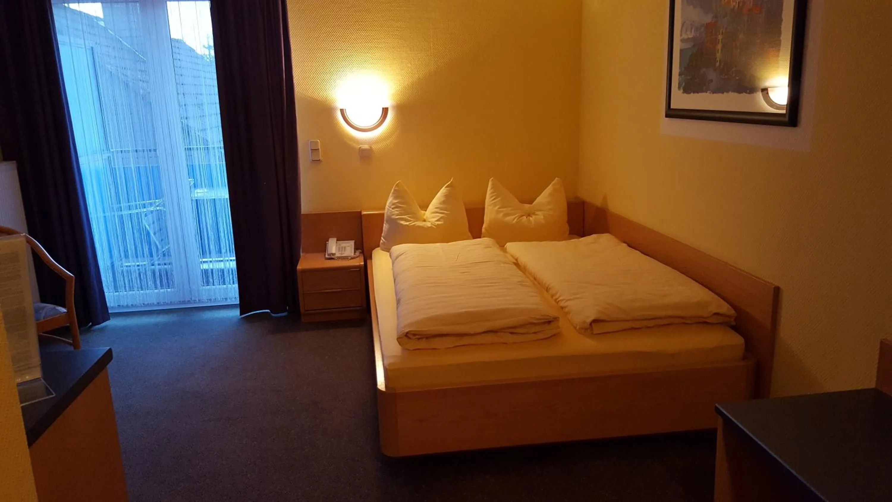 Bedroom, Bed in Hotel Aggertal