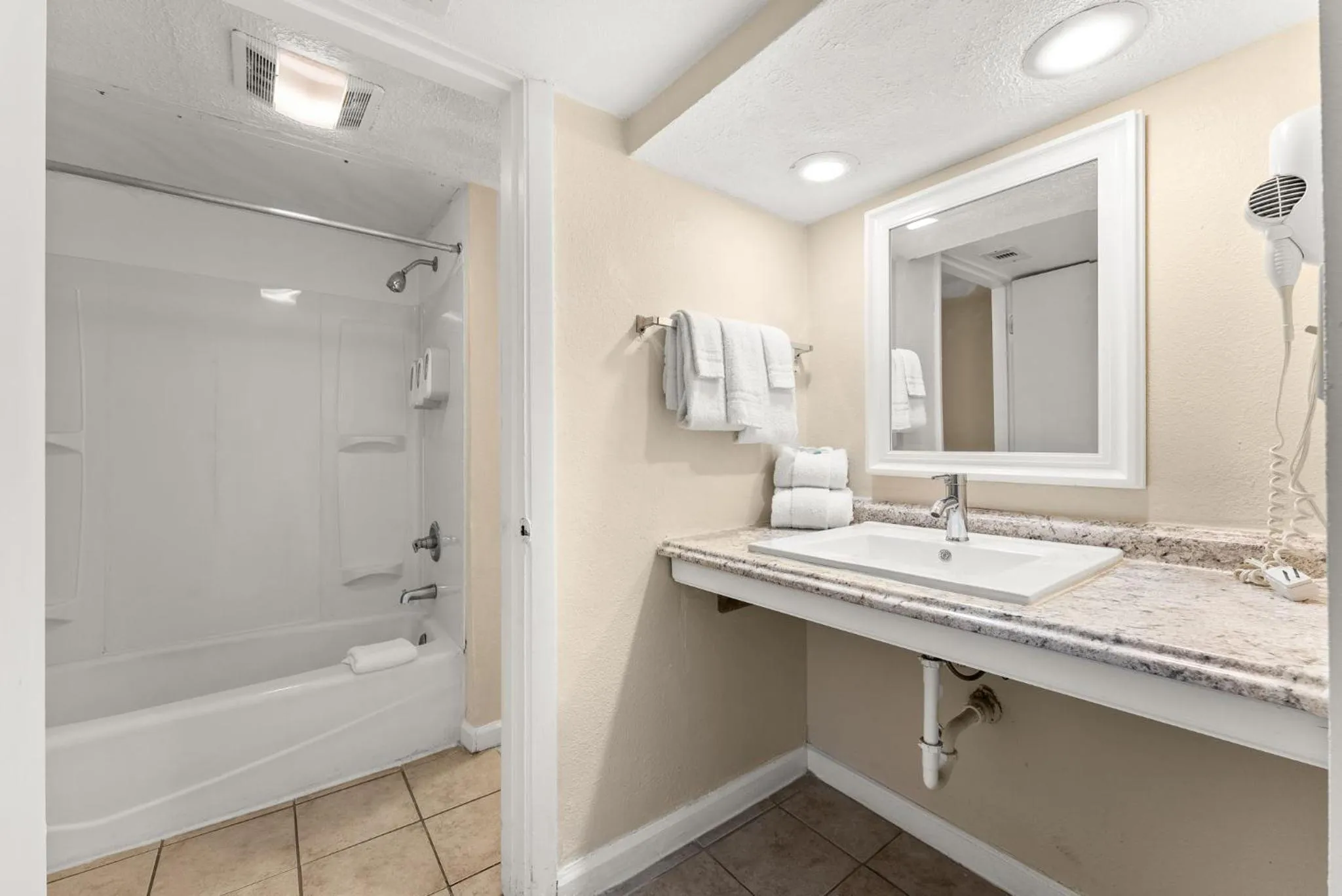 Bathroom in Seahaven Beach Hotel Panama City Beach