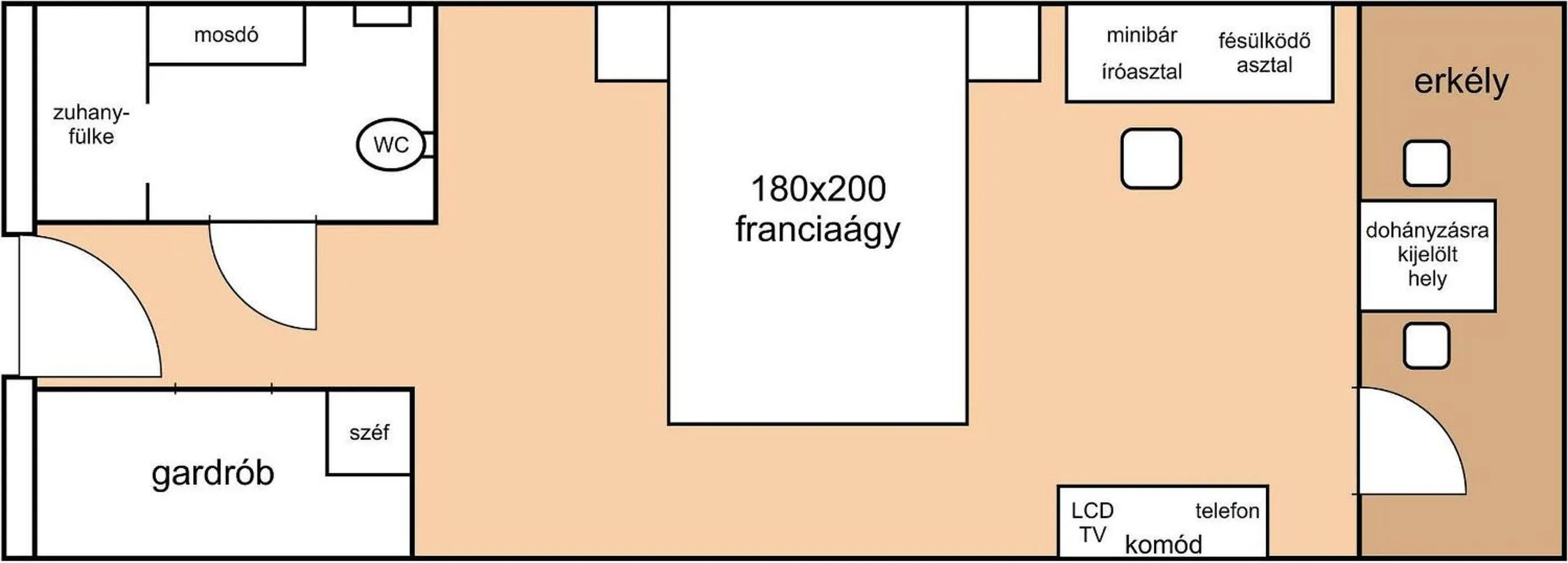 Floor plan in Belenus Thermalhotel superior