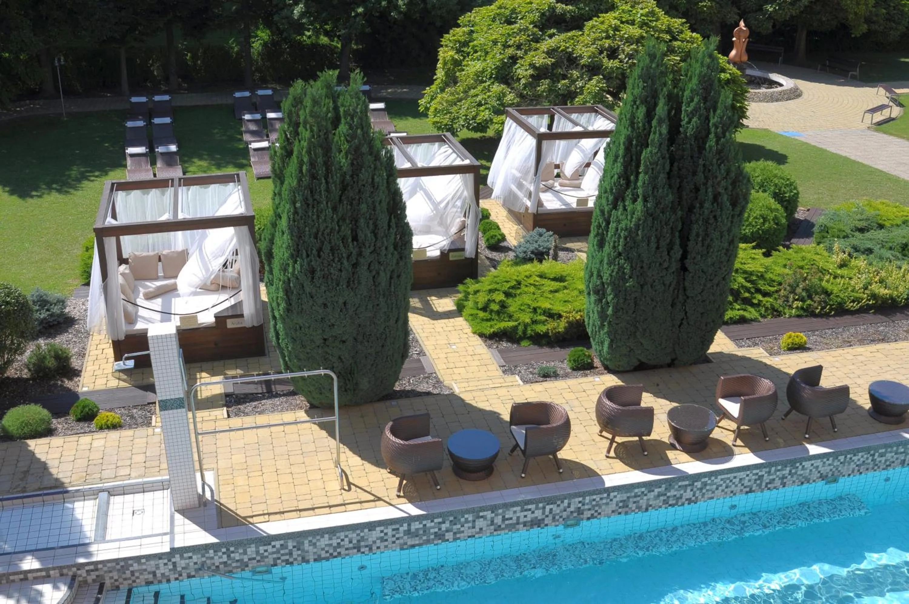 Patio in Belenus Thermalhotel superior