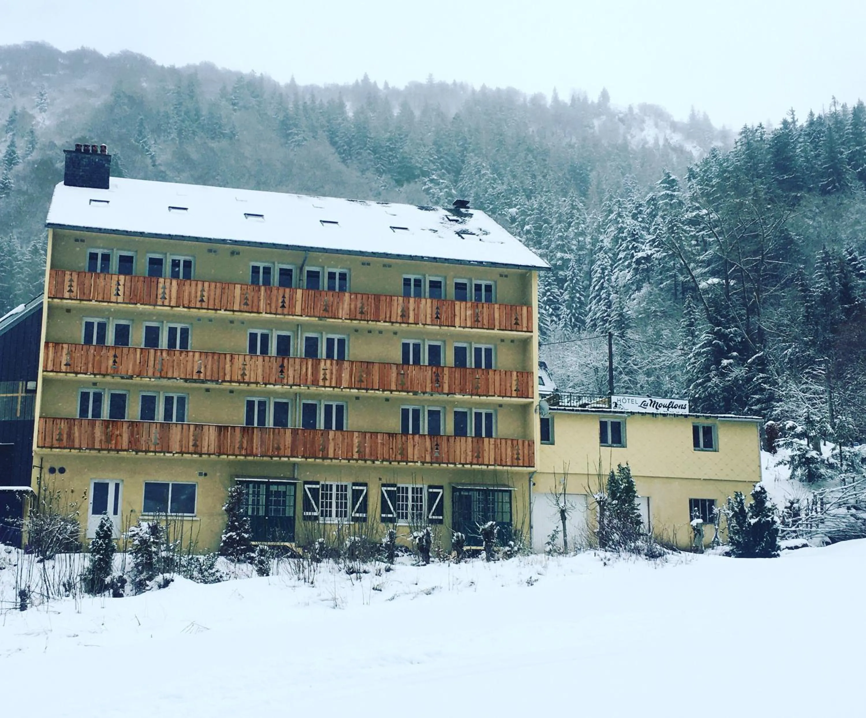 Property building in Hôtel Les Mouflons