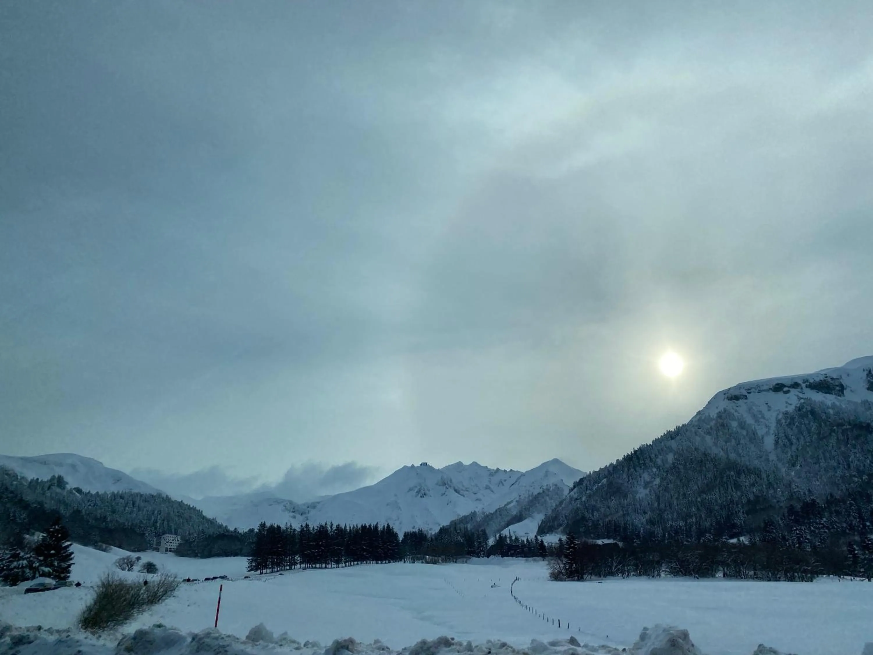Natural landscape in Hôtel Les Mouflons