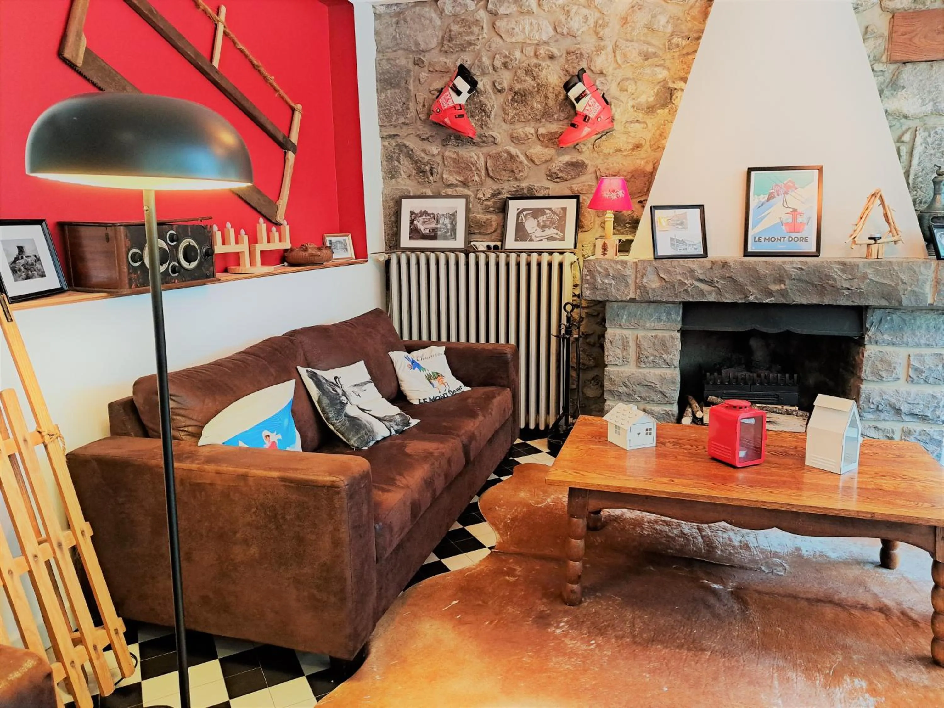 Living room in Hôtel Les Mouflons