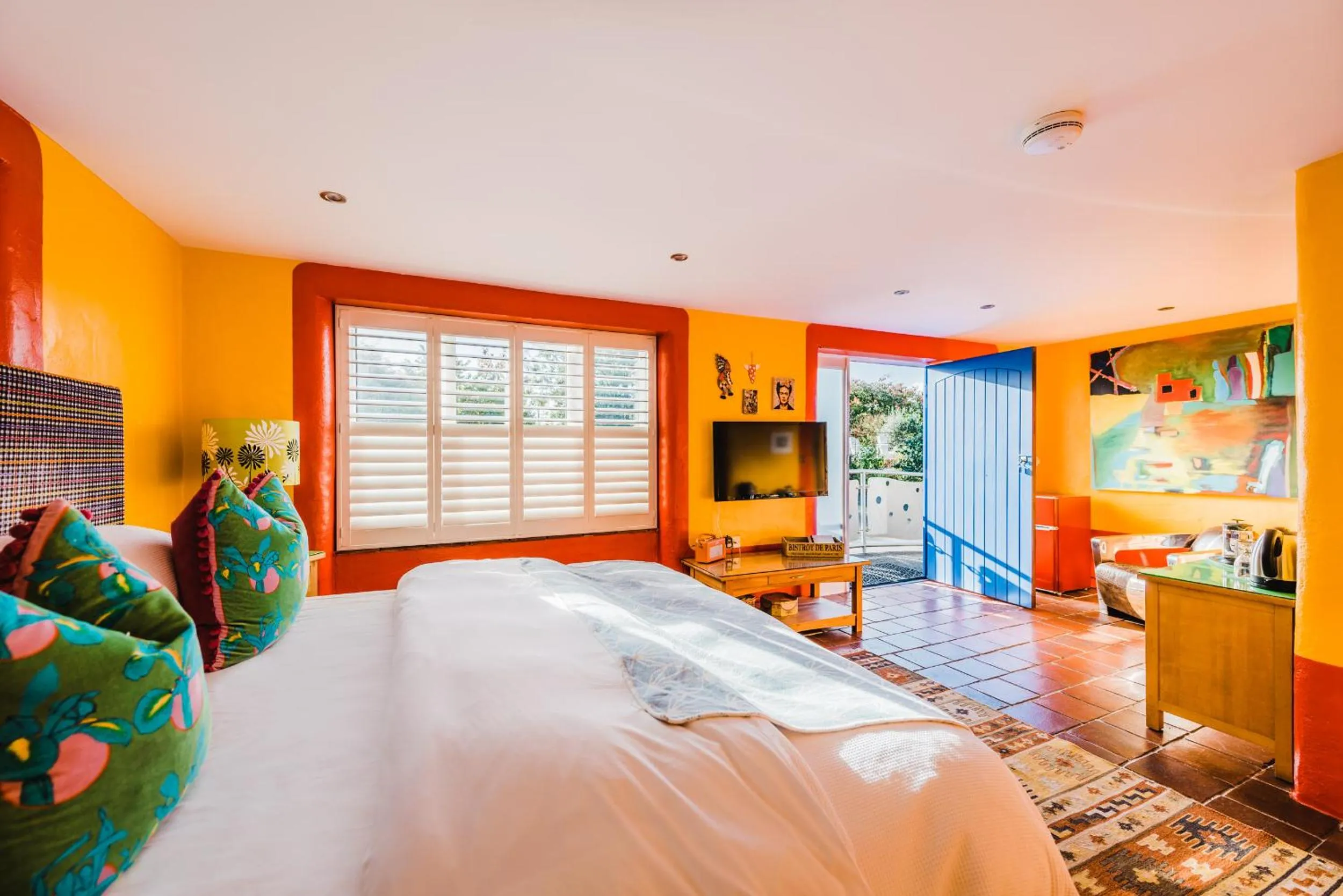 Bathroom, Bed in Lower Barns Boutique B&B