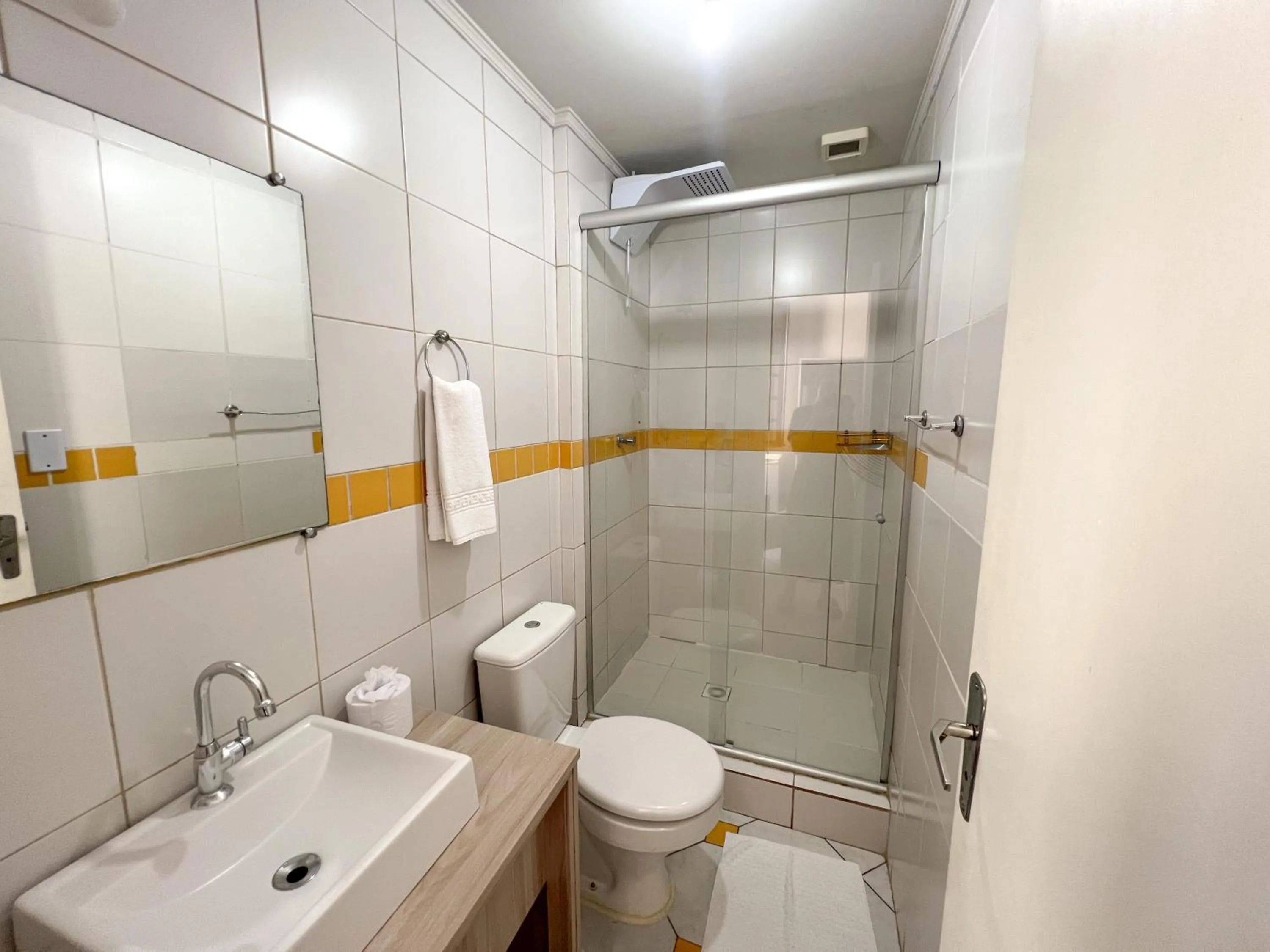 Shower in Hotel Villa Souza Ltda