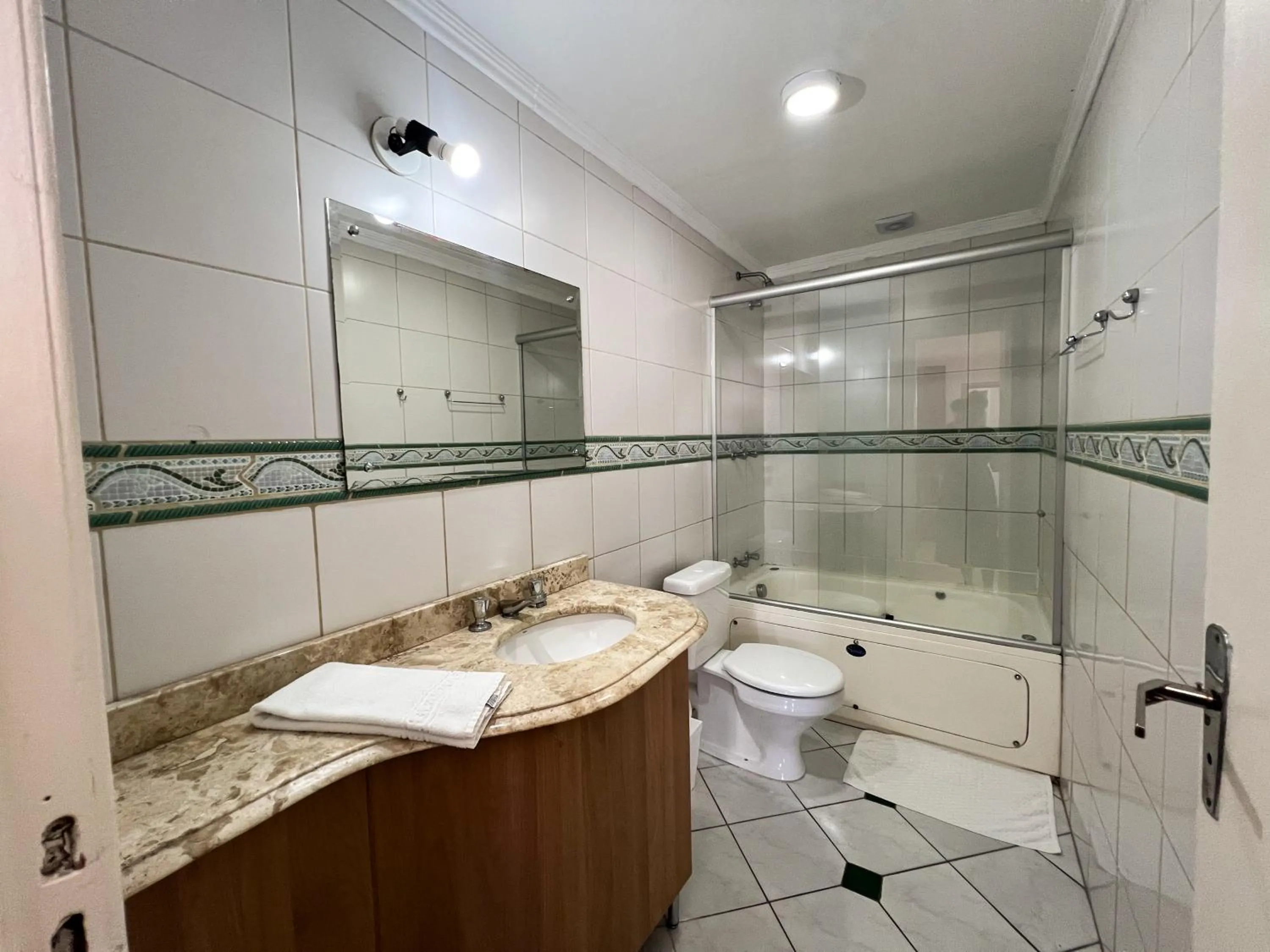 Shower in Hotel Villa Souza Ltda