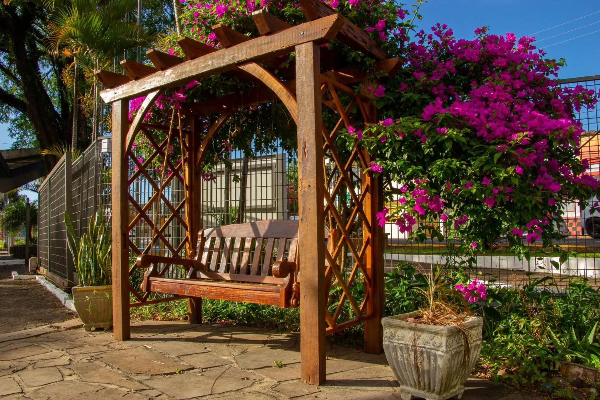 Garden in Hotel Villa Souza Ltda