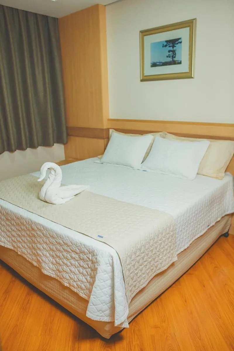 Bed in Grande Hotel Guarapuava