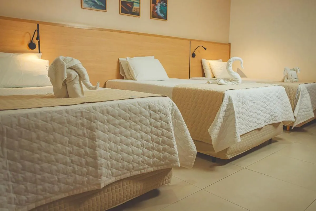 Bed in Grande Hotel Guarapuava