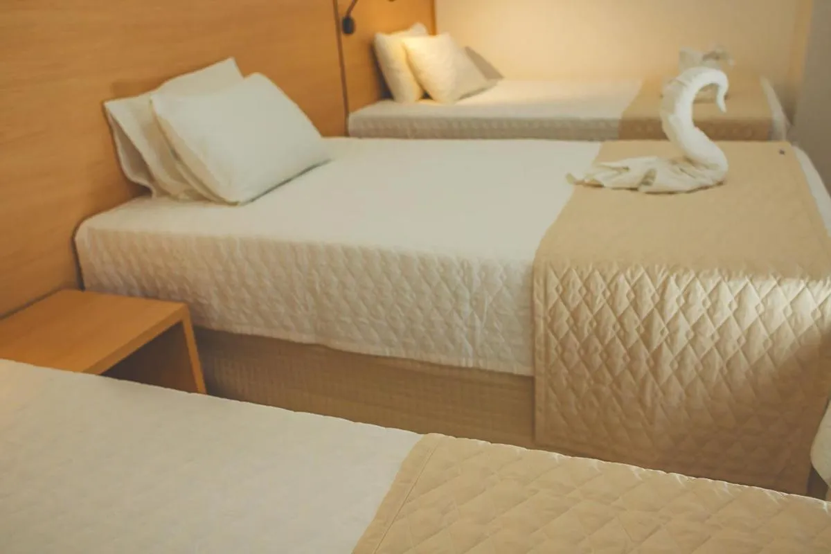 Bed in Grande Hotel Guarapuava
