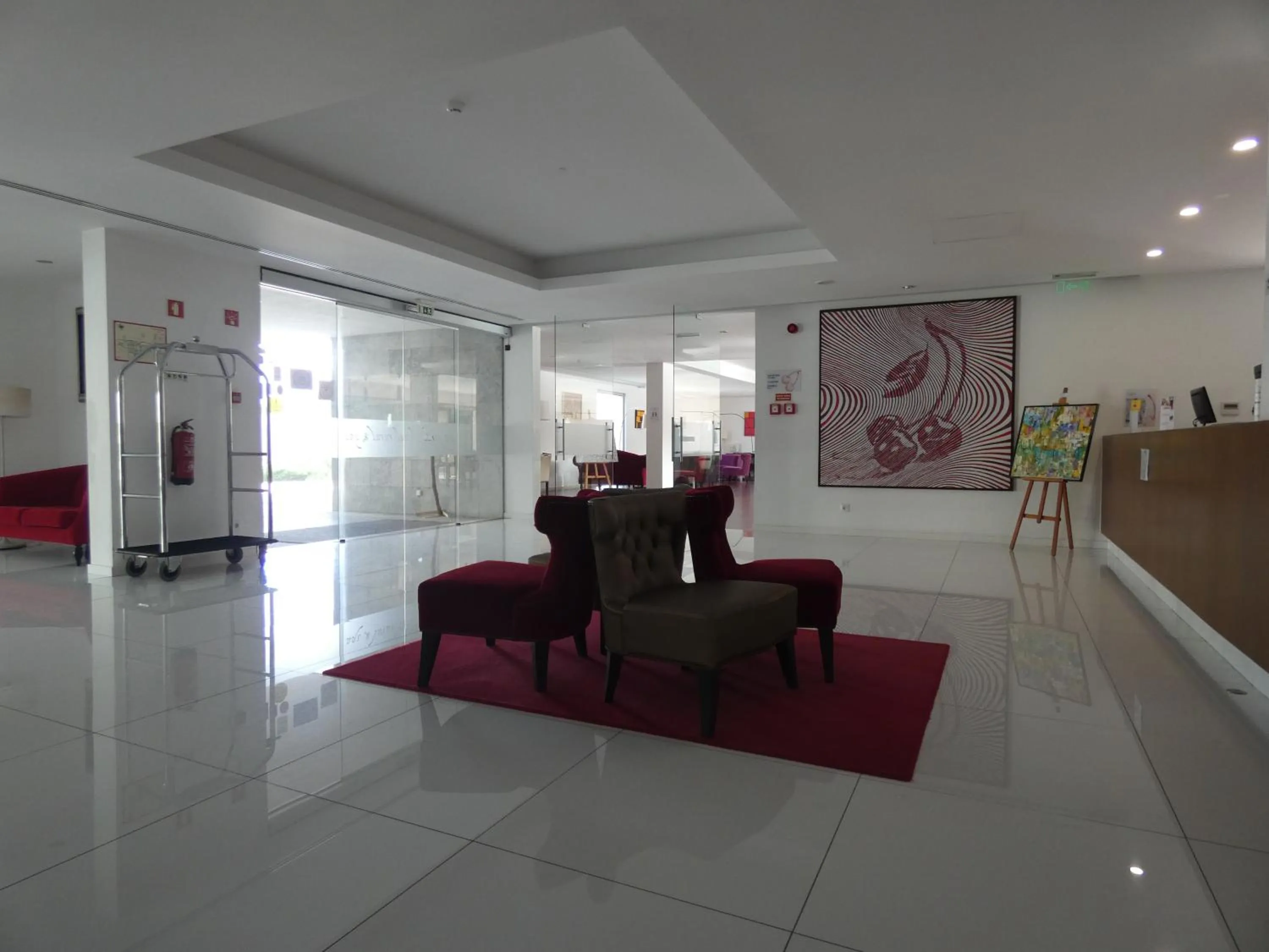 Seating area in Hotel Vila D'Óbidos