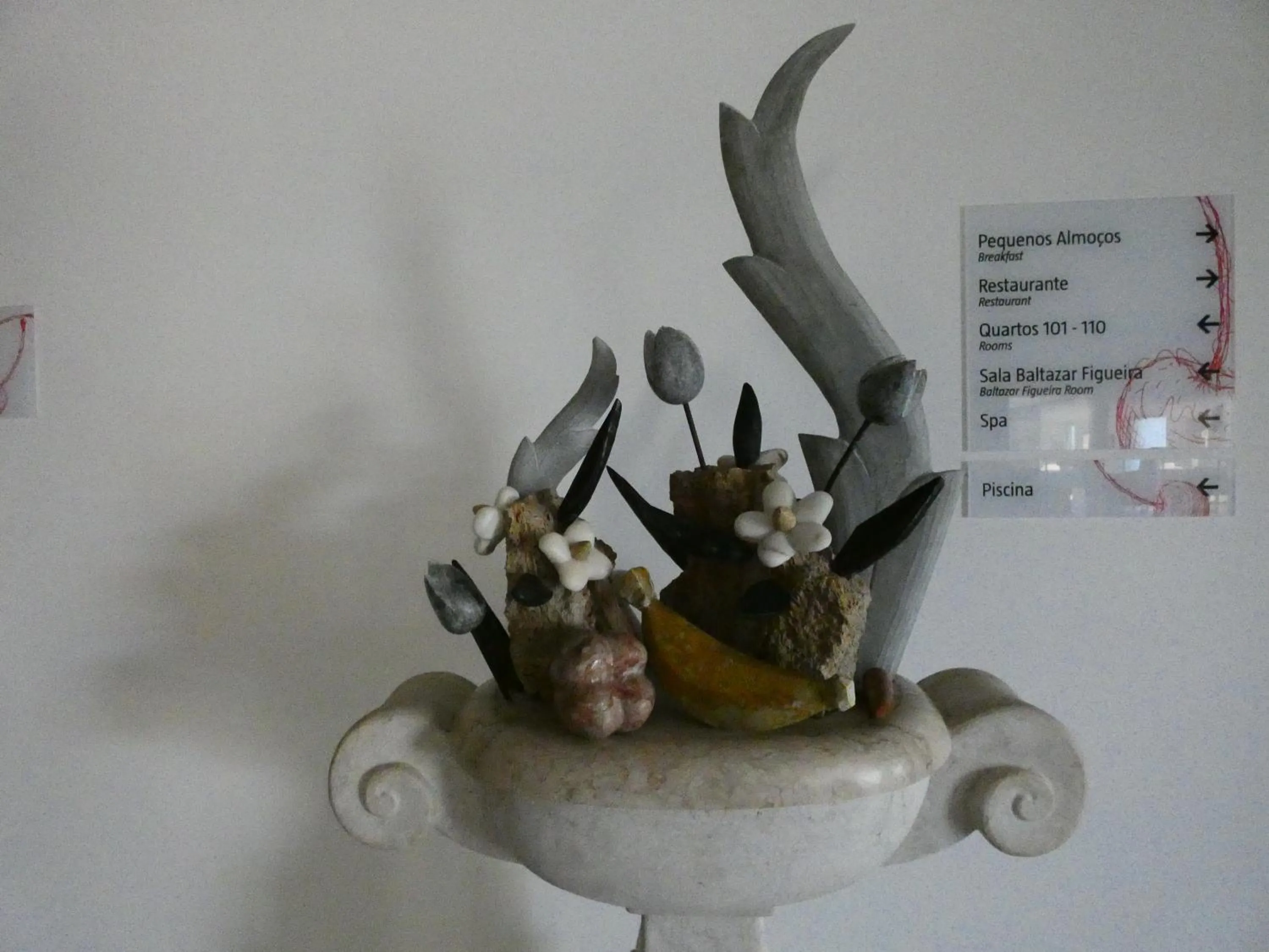 Decorative detail in Hotel Vila D'Óbidos