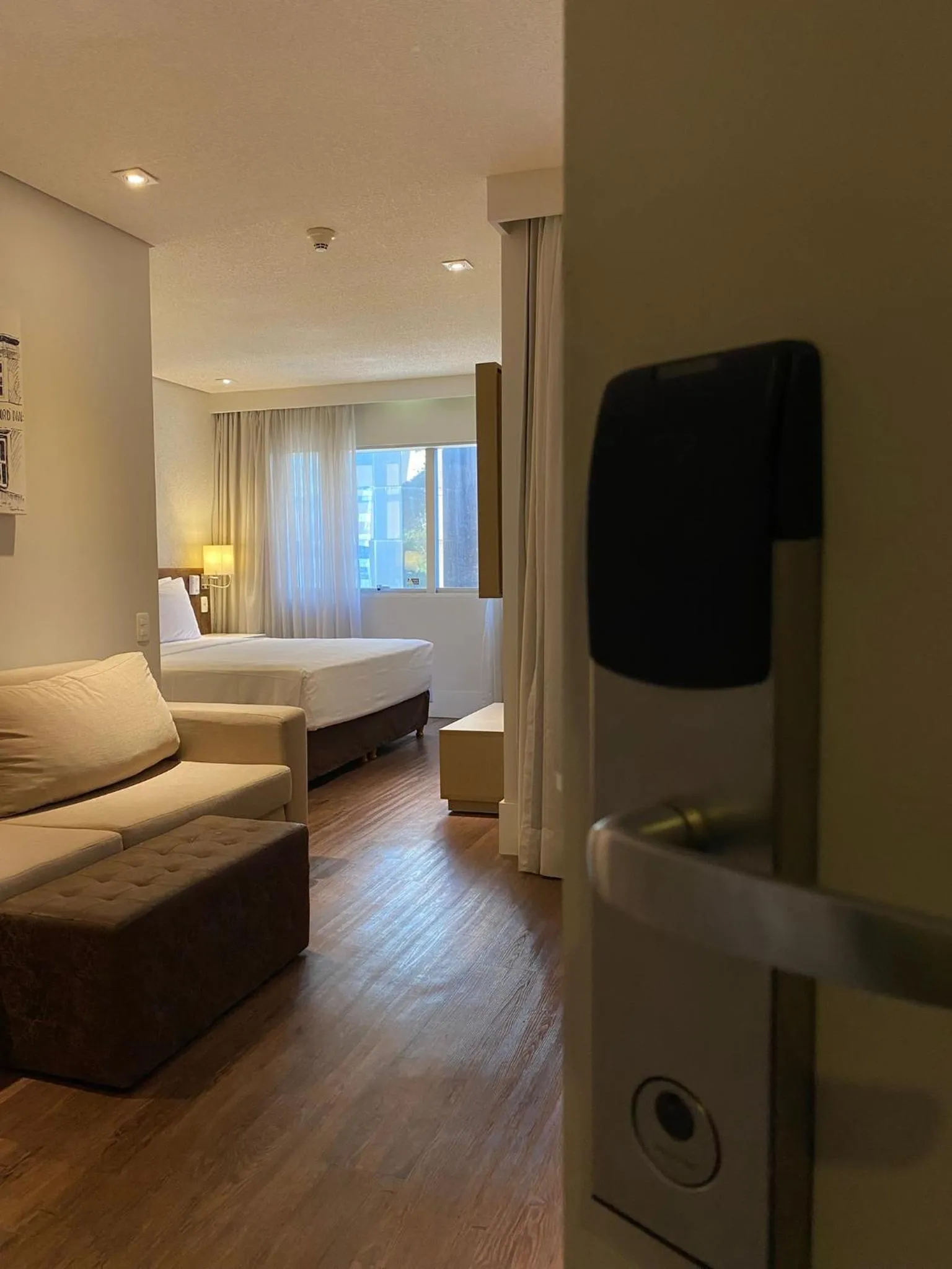 Bed in Hotel Transamerica Berrini