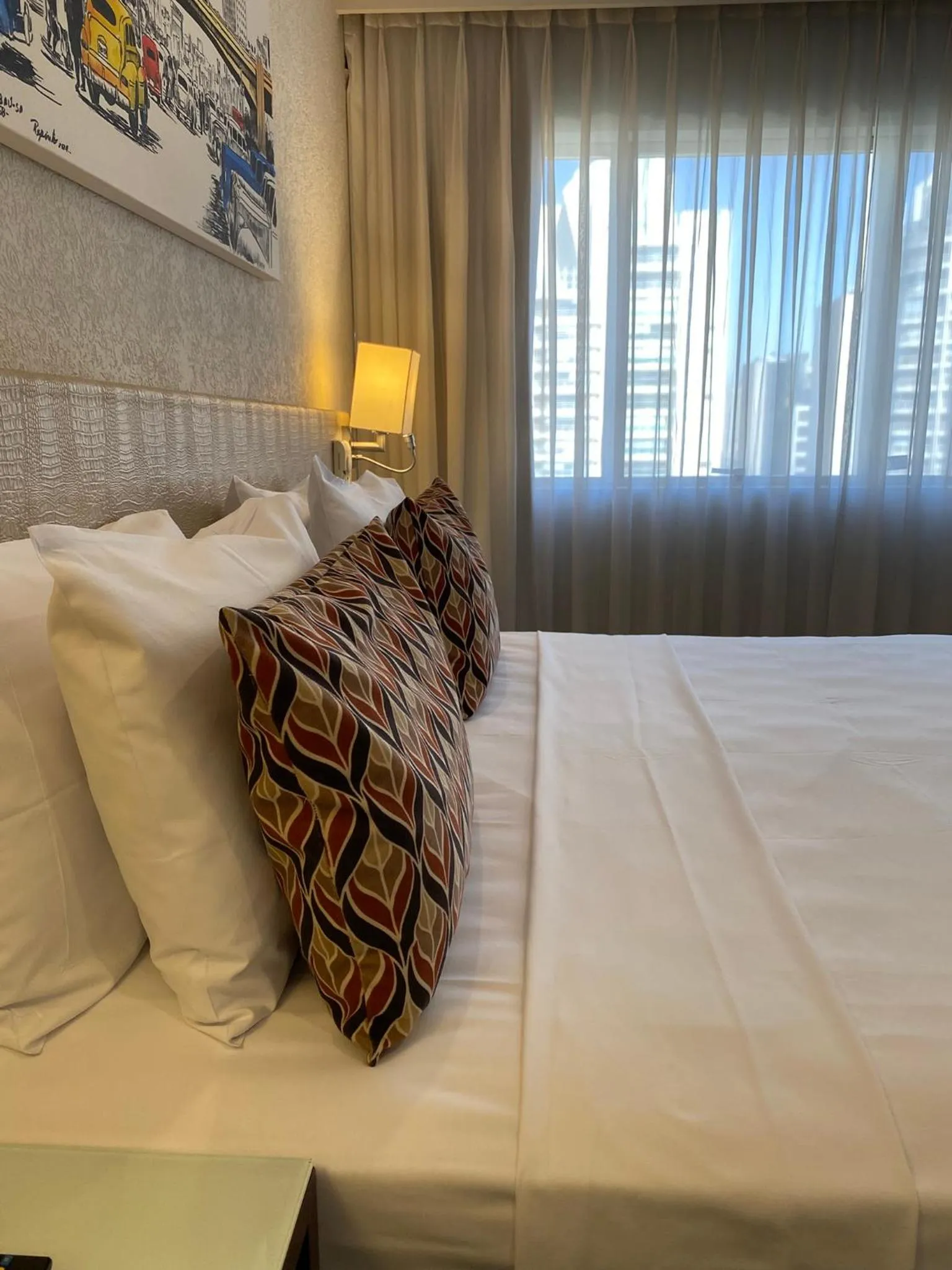 Bed in Hotel Transamerica Berrini