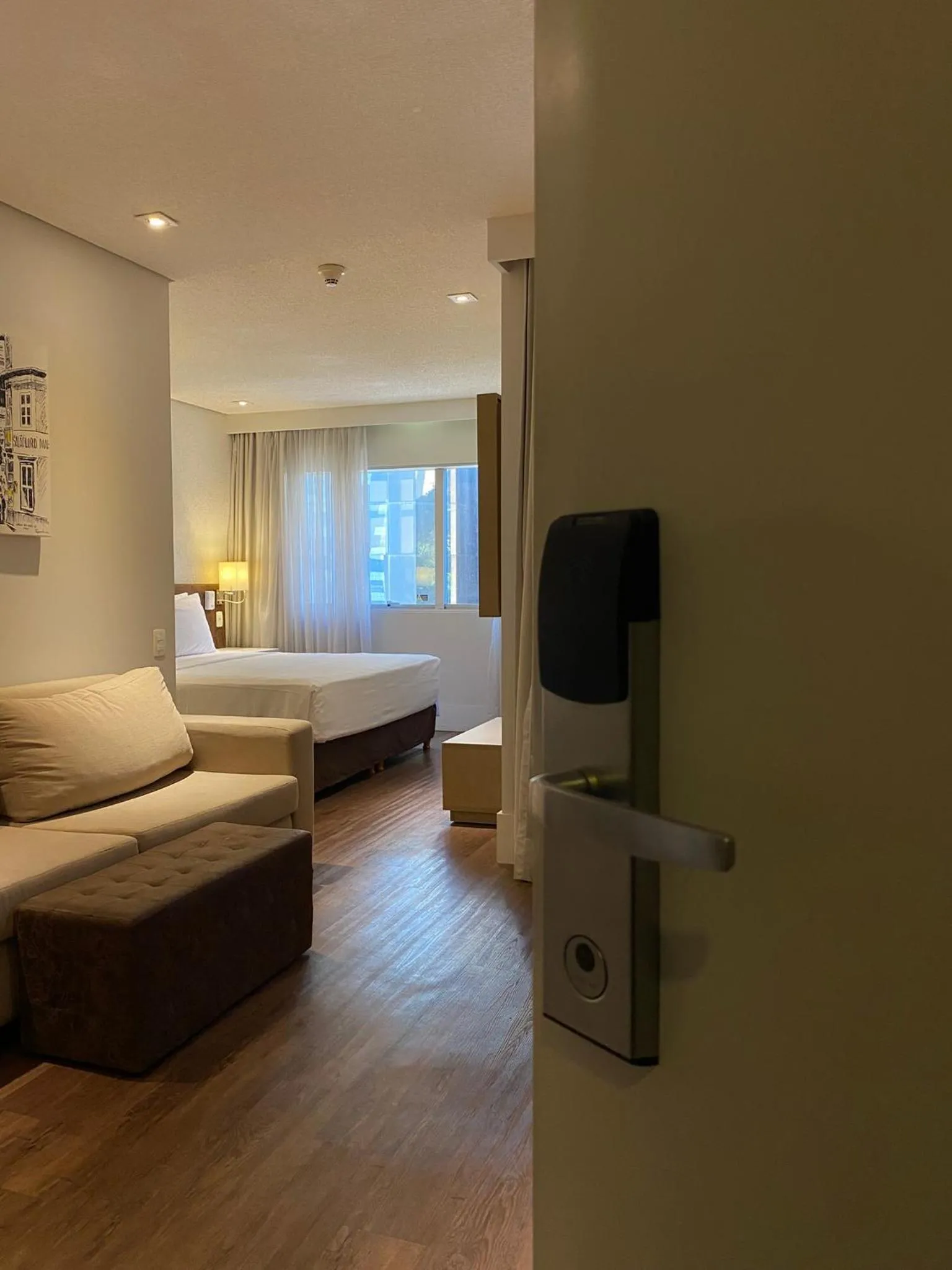 Bed in Hotel Transamerica Berrini