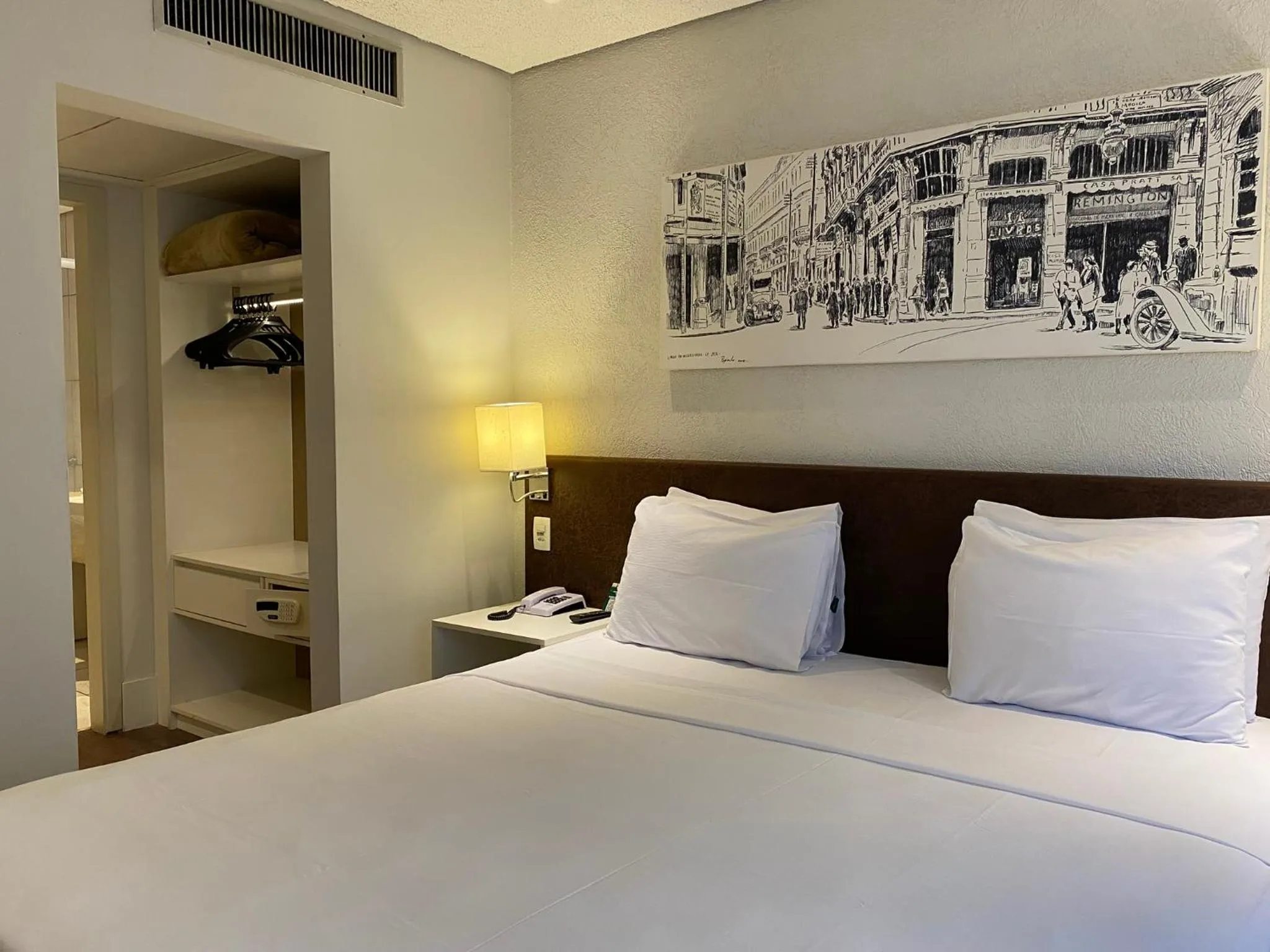 Bed in Hotel Transamerica Berrini