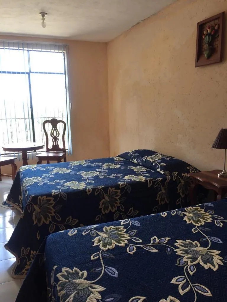 Bed in Hotel Lienzo Charro 1