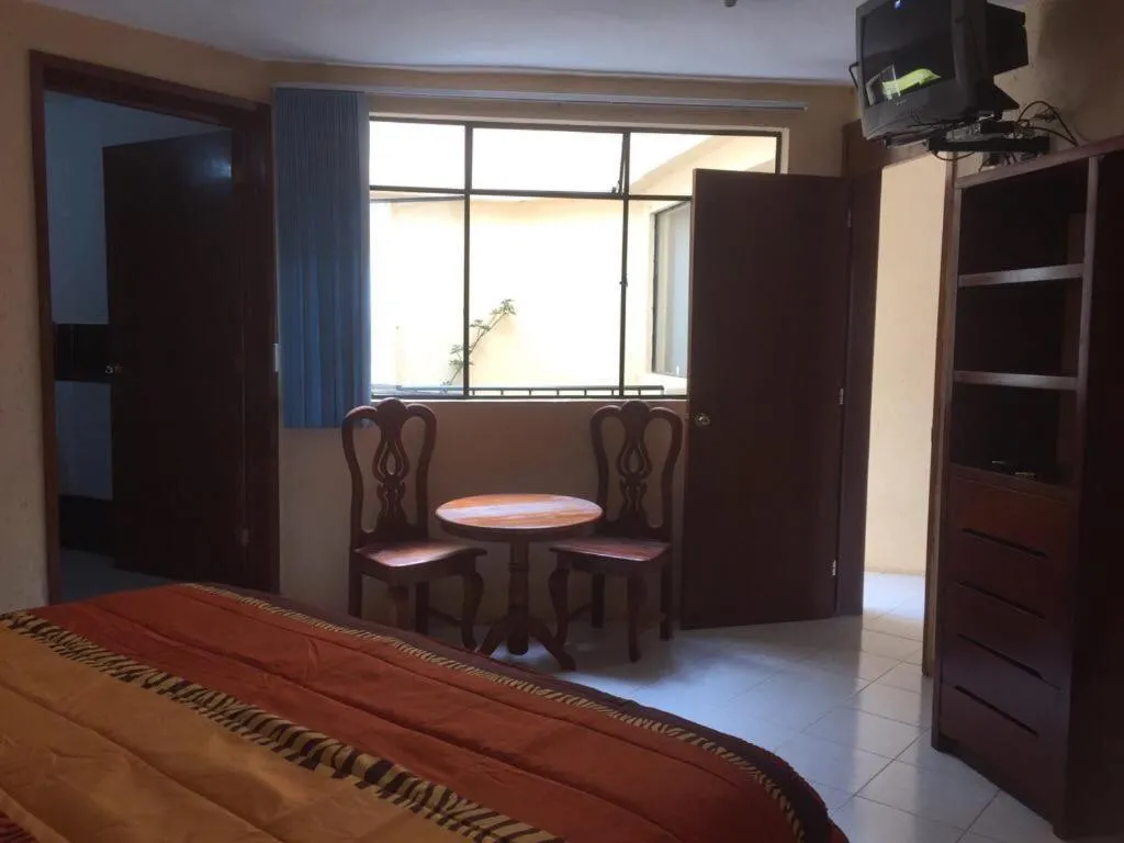 Bed in Hotel Lienzo Charro 1