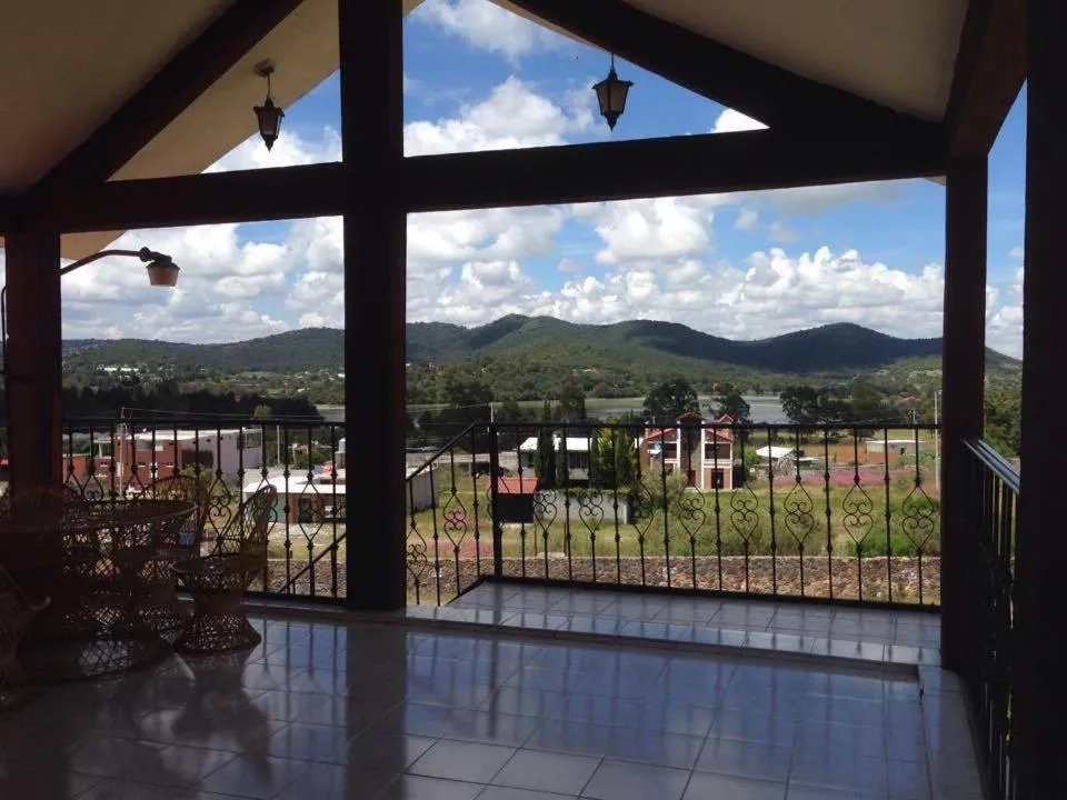Lake view in Hotel Lienzo Charro 1