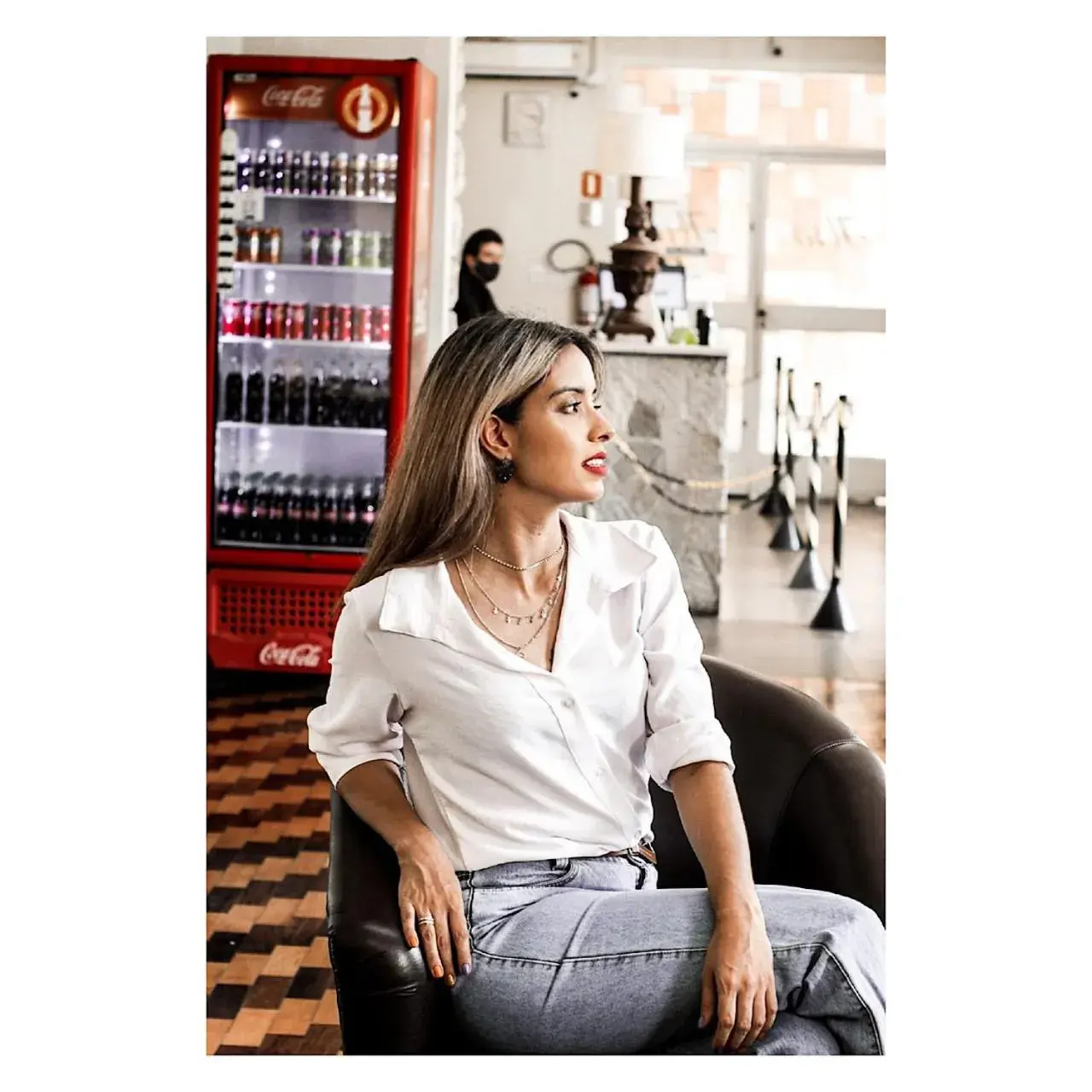 Lobby or reception in Hotel Ibiá Lobby or reception in Hotel Ibiá