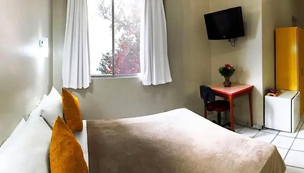 Bedroom, Bed in Hotel Ibiá Bedroom, Bed in Hotel Ibiá