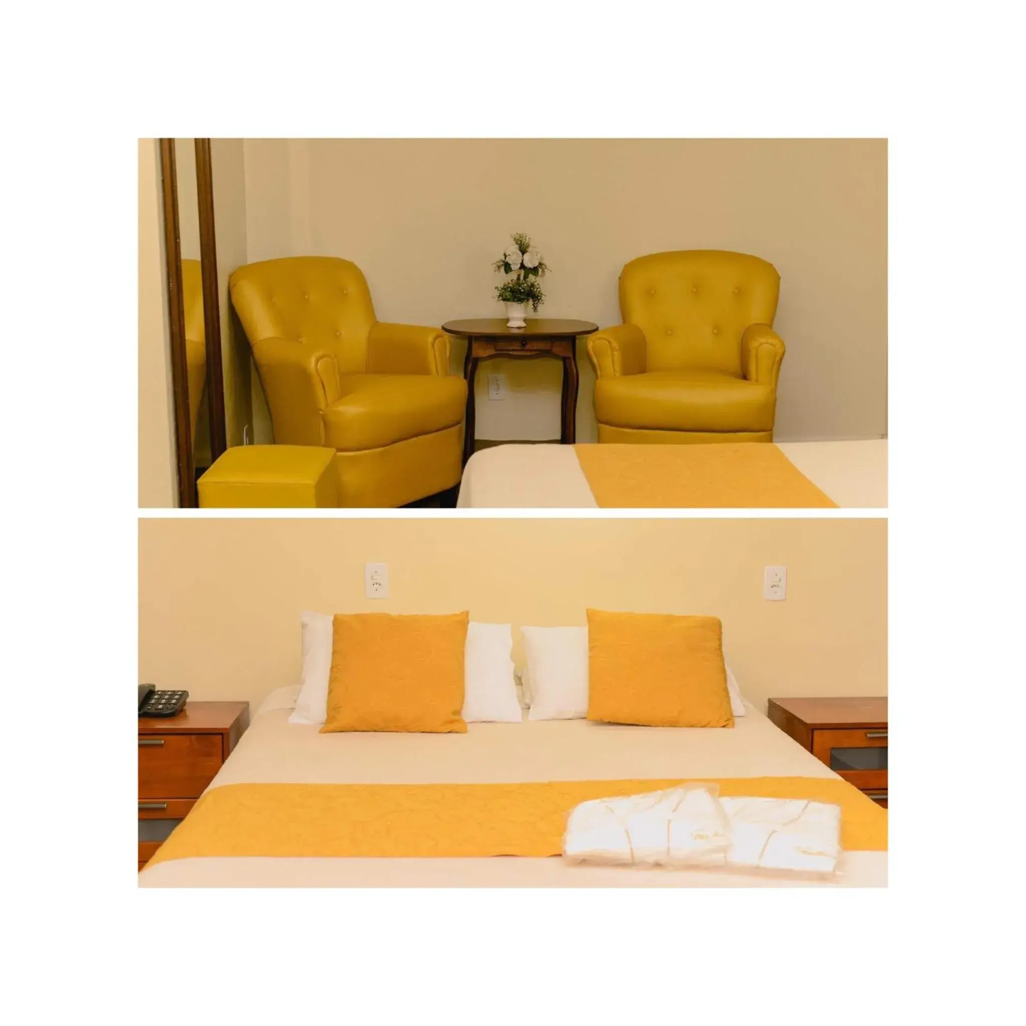 Bed in Hotel Ibiá Bed in Hotel Ibiá