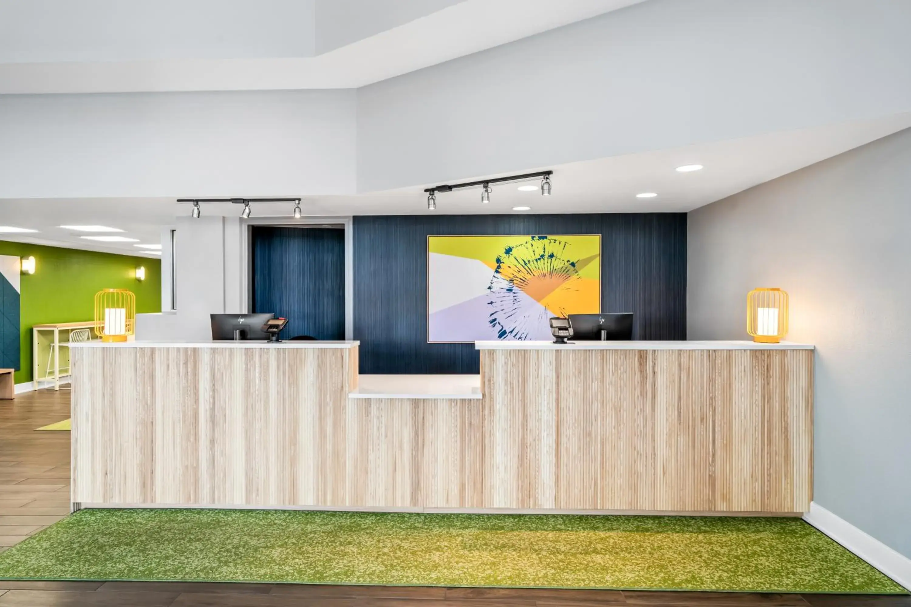 Lobby or reception in Spark by Hilton Orlando near Universal Lobby or reception in Spark by Hilton Orlando near Universal