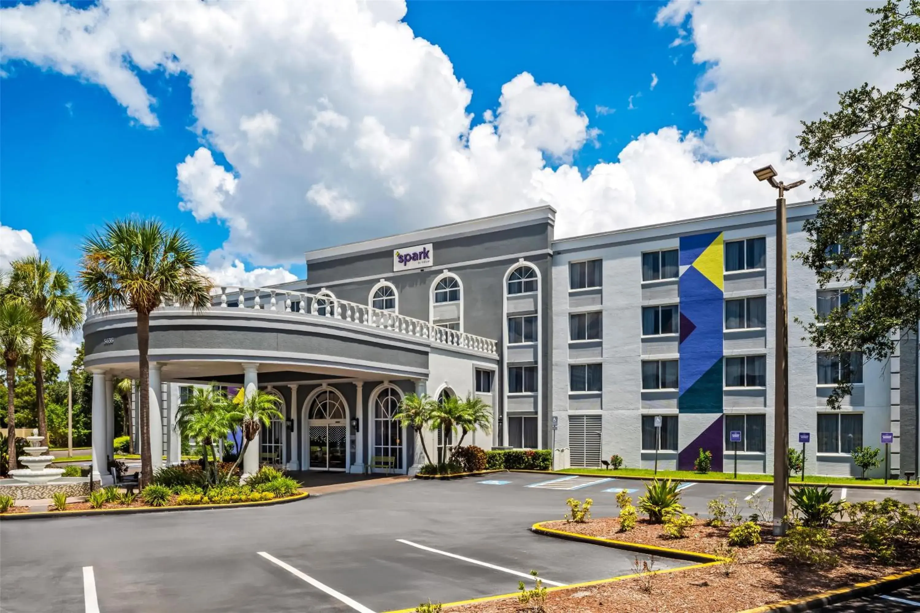 Property building in Spark by Hilton Orlando near Universal Property building in Spark by Hilton Orlando near Universal