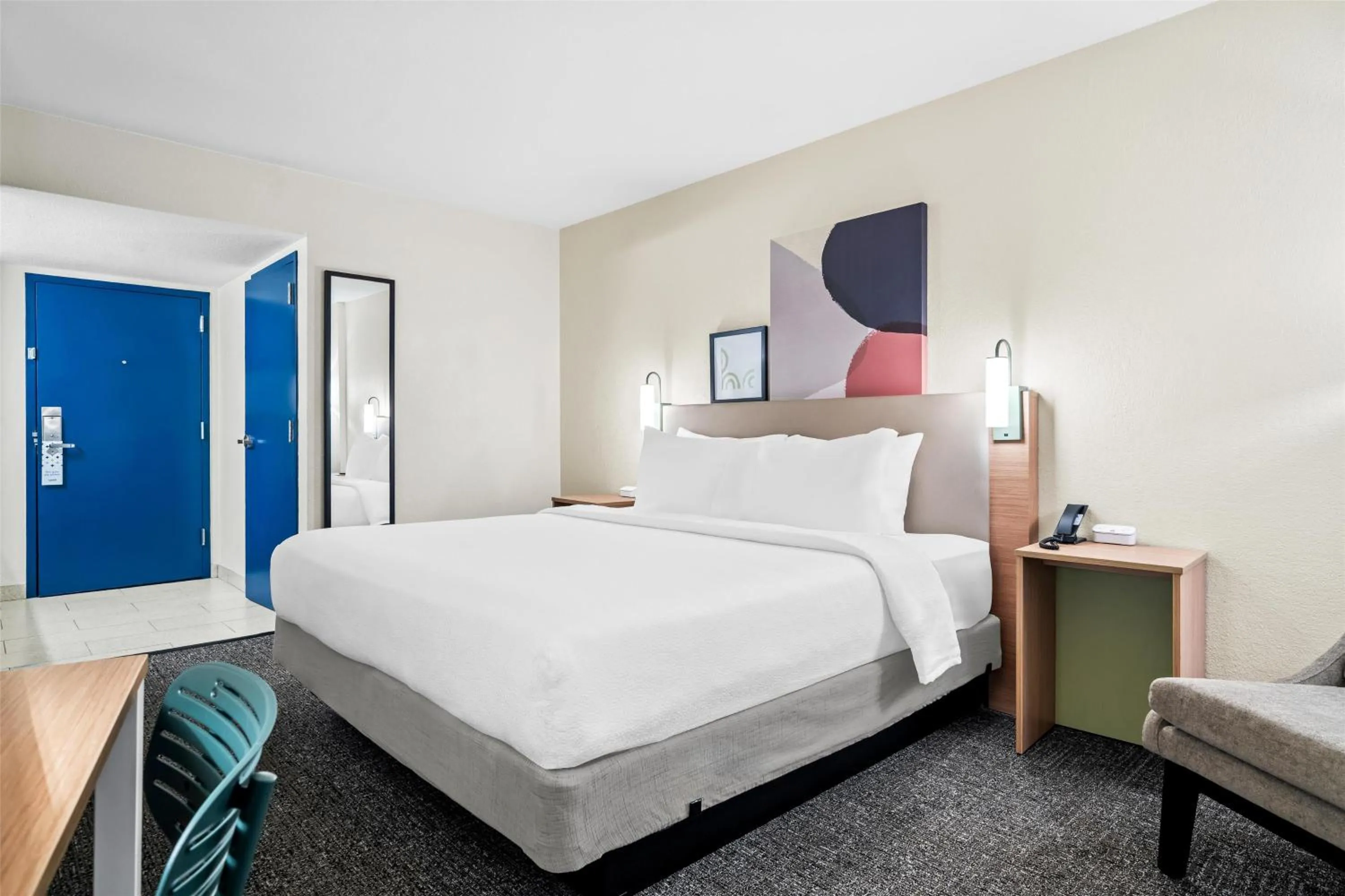 Bed in Spark by Hilton Orlando near Universal