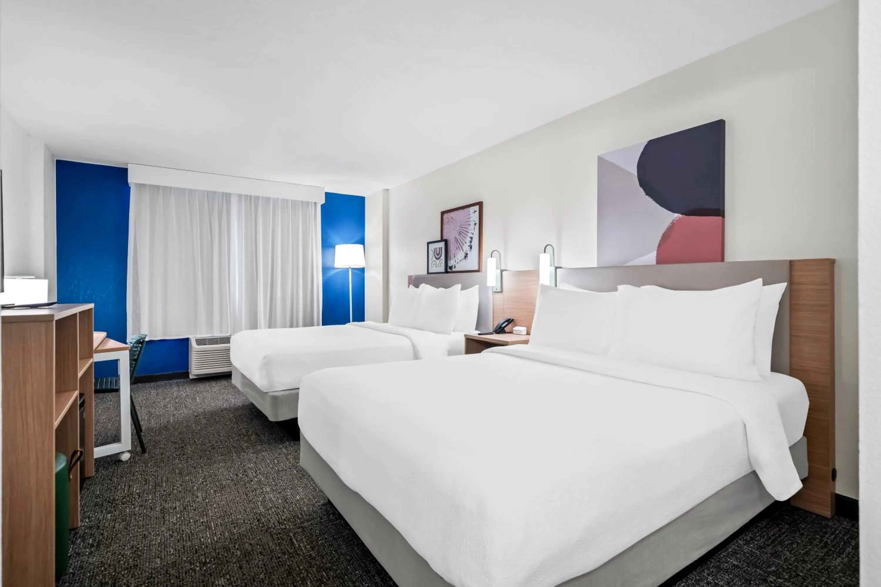 Bed in Spark by Hilton Orlando near Universal