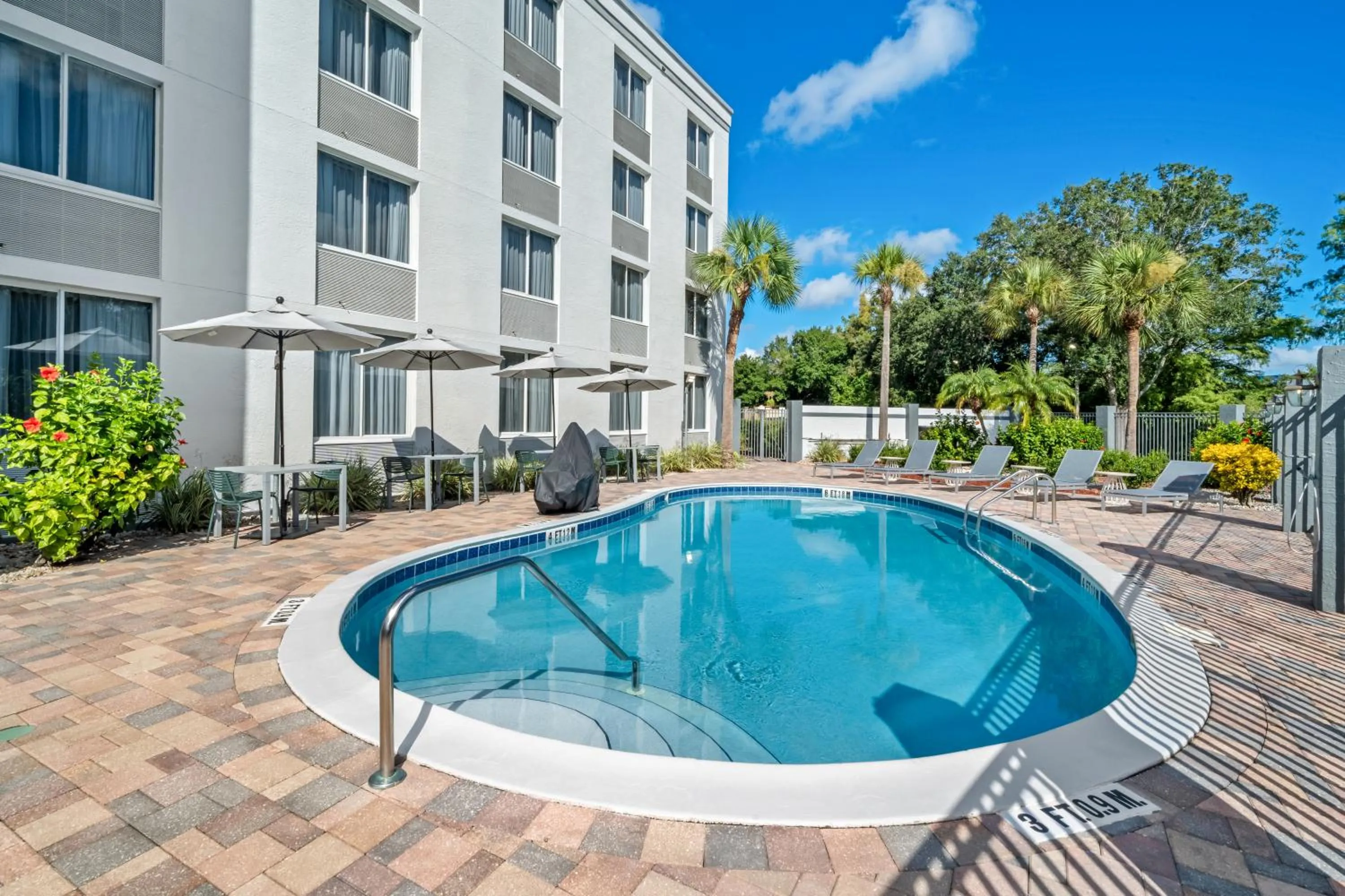 Swimming pool in Spark by Hilton Orlando near Universal