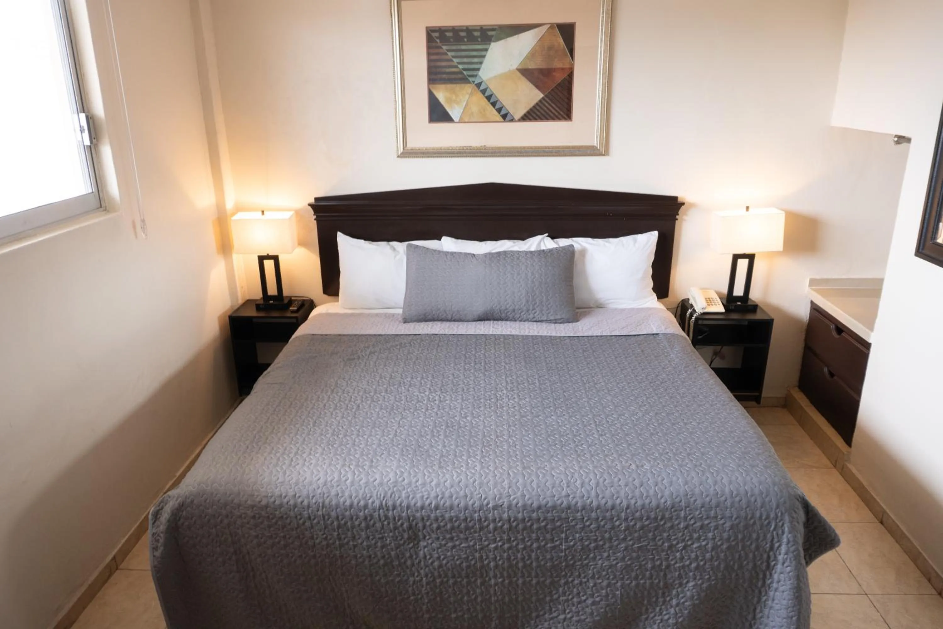 Bed in Hotel America Centro