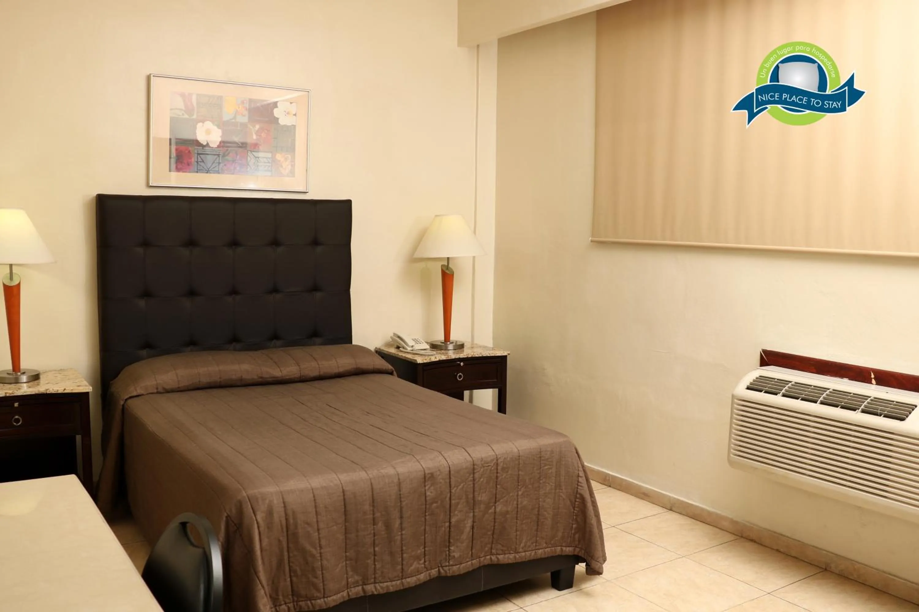 Bed in Hotel America Centro