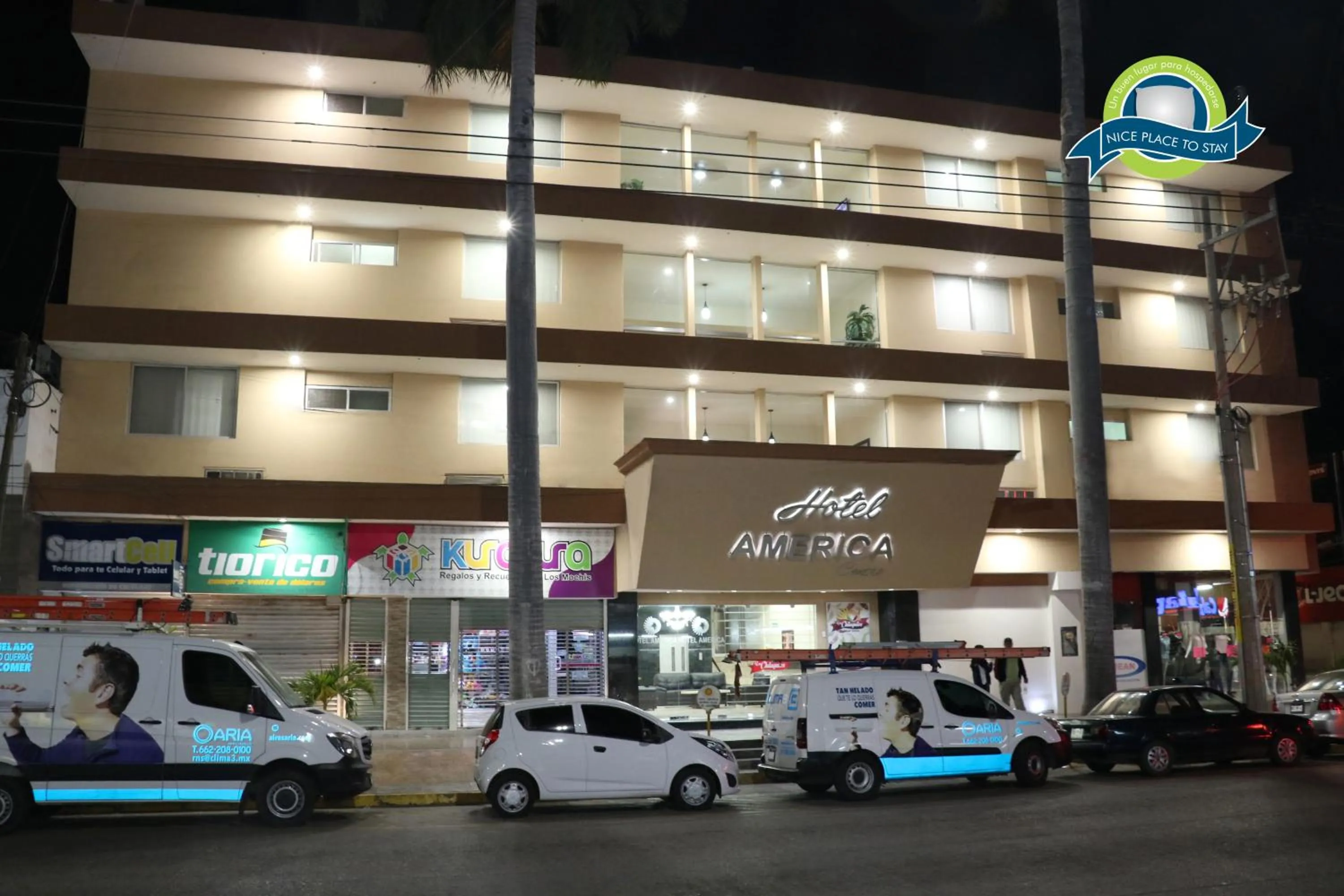 Facade/entrance in Hotel America Centro