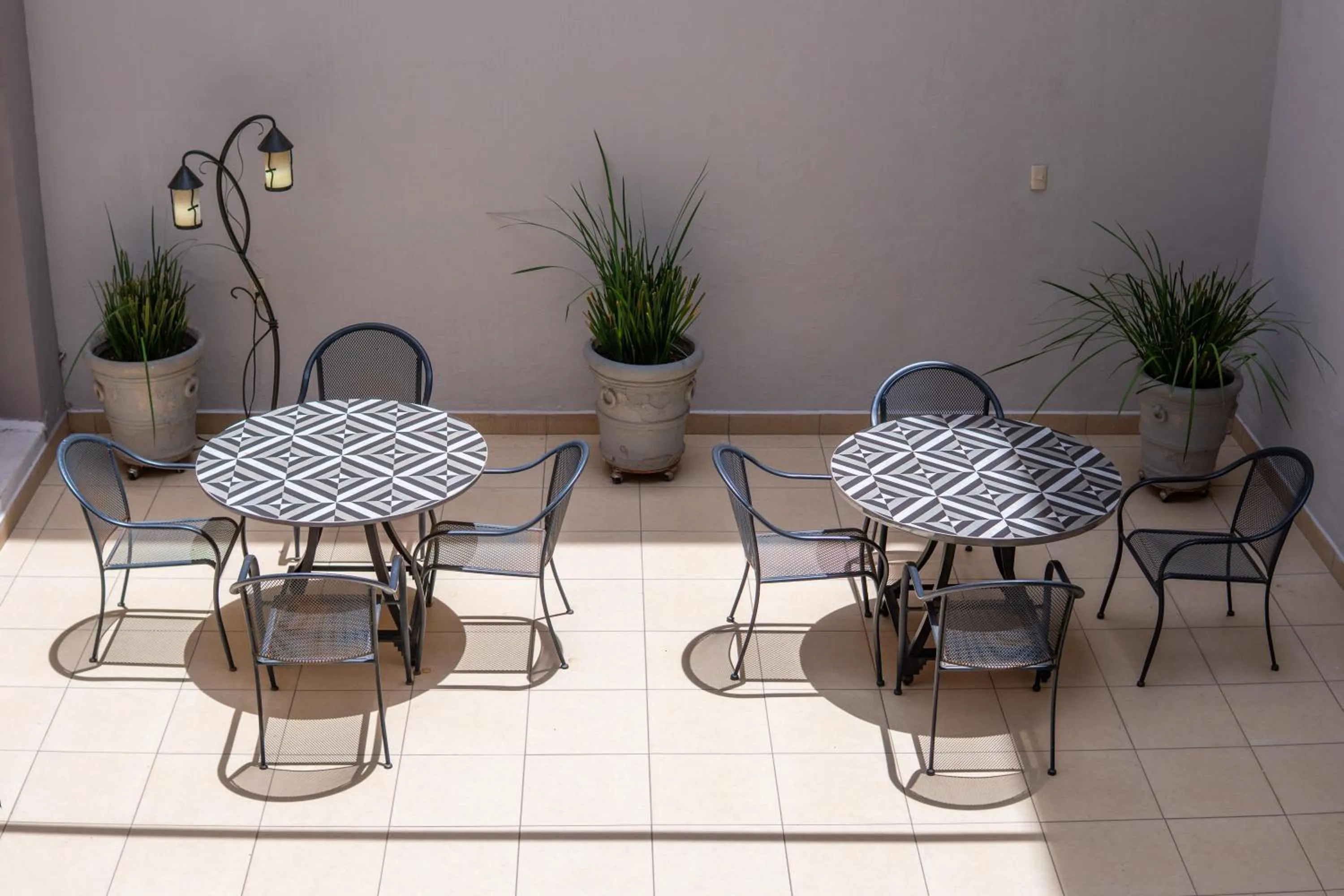 Seating area in Hotel America Centro