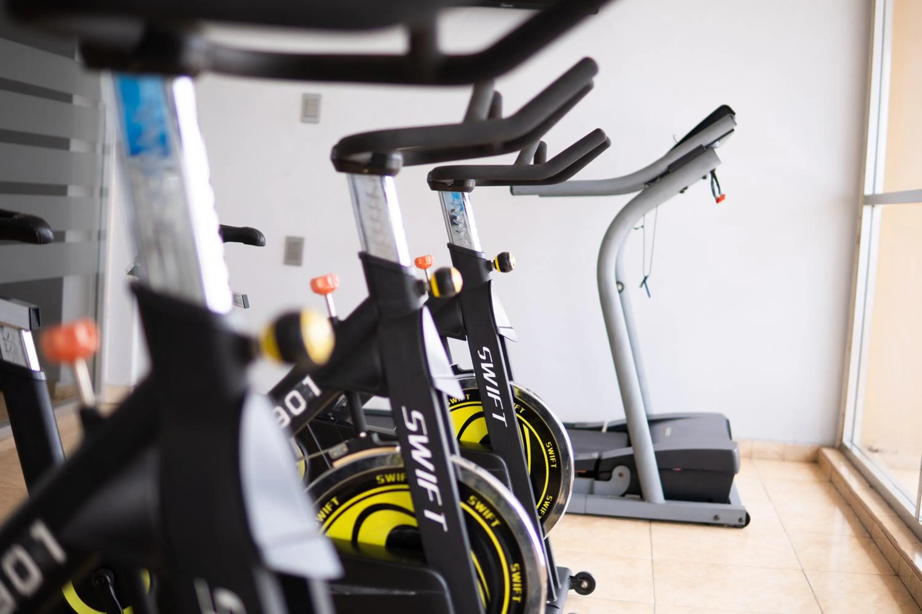Fitness centre/facilities in Hotel America Centro