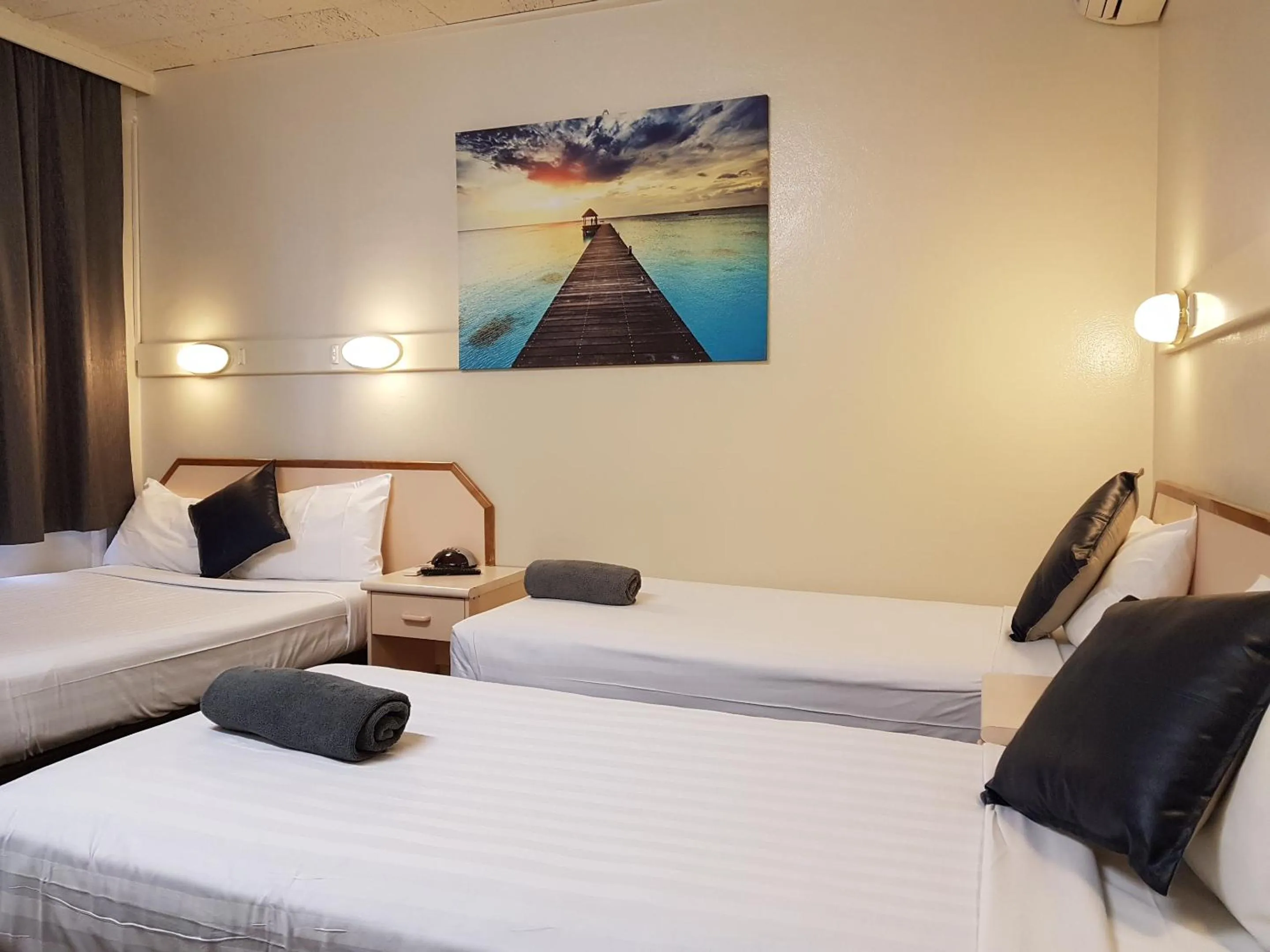 Bed in Wattle Tree Motel