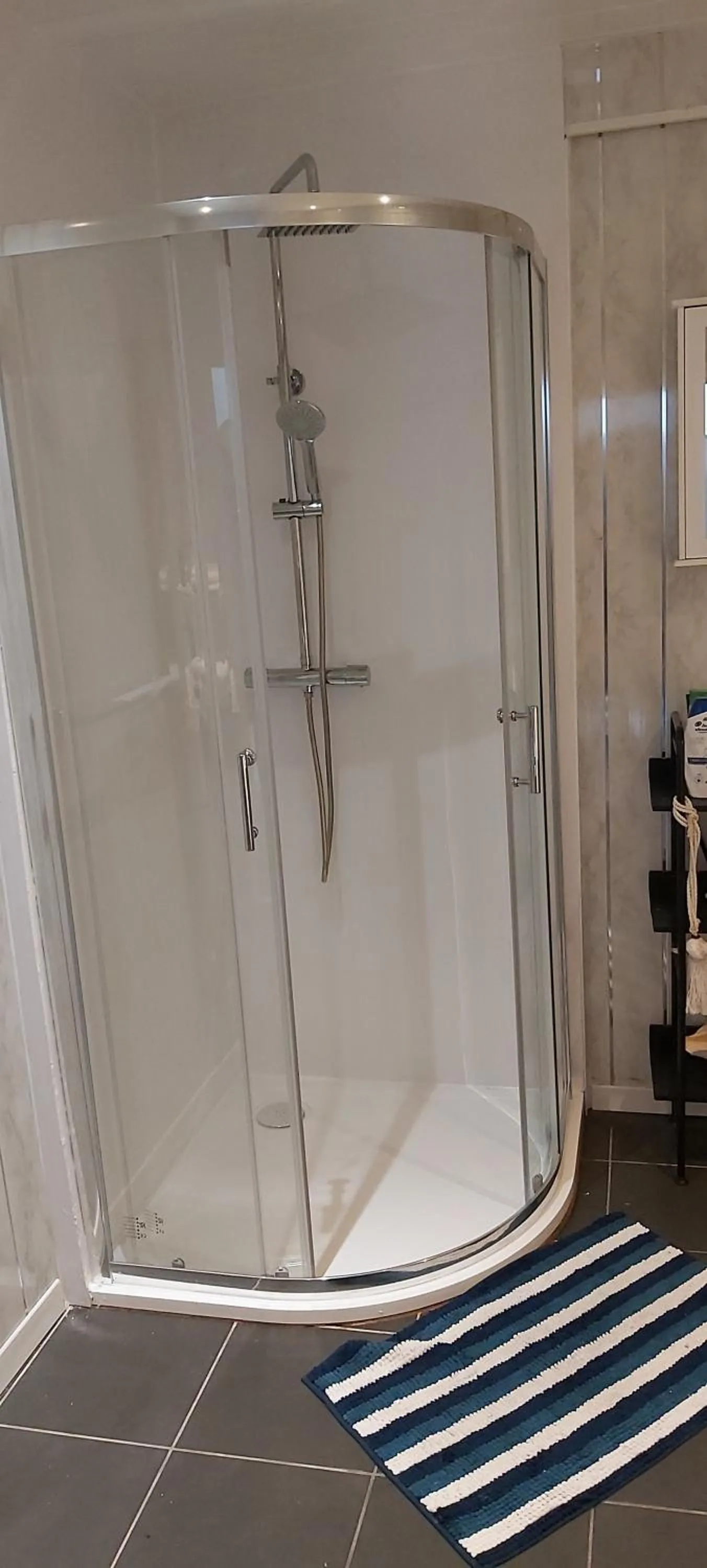 Shower in The Tramway House