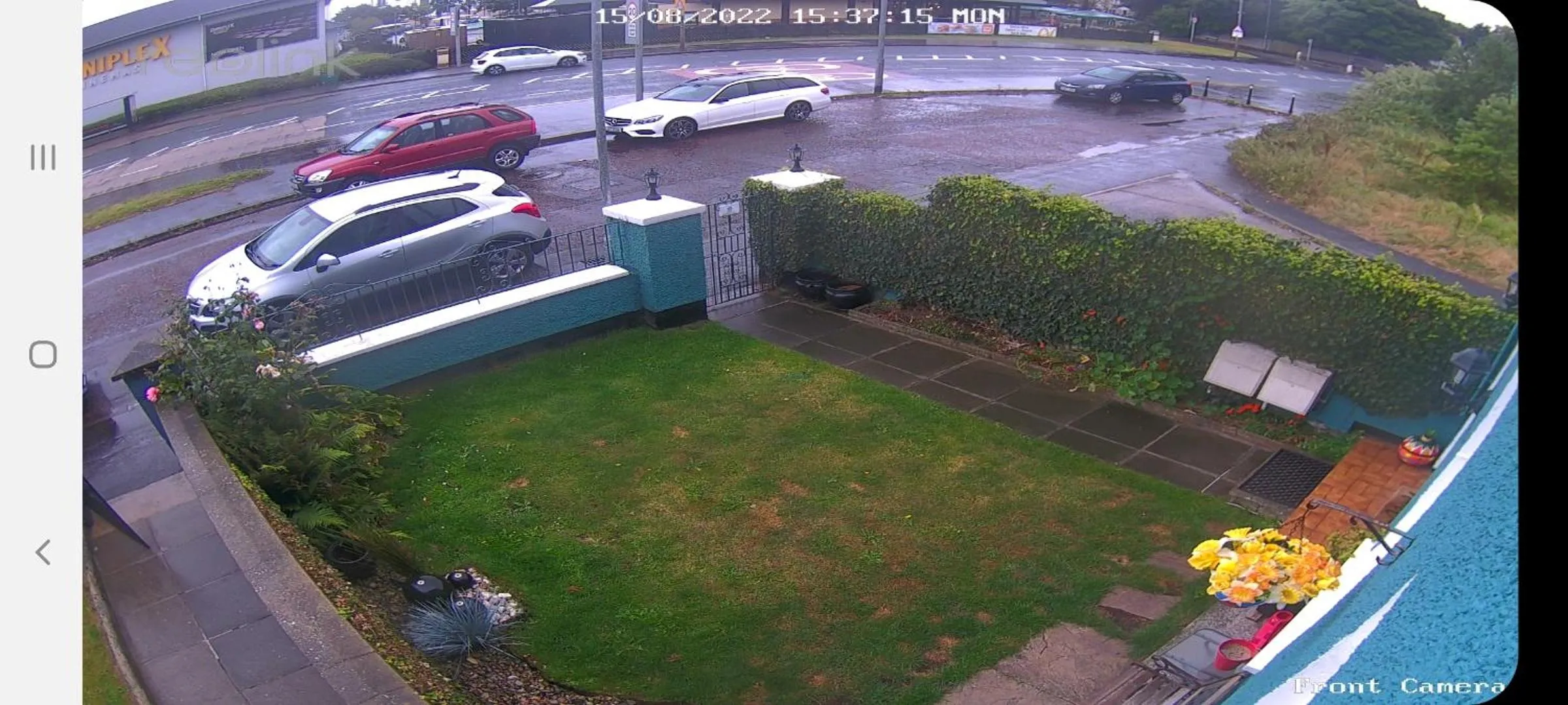 Garden view in The Tramway House