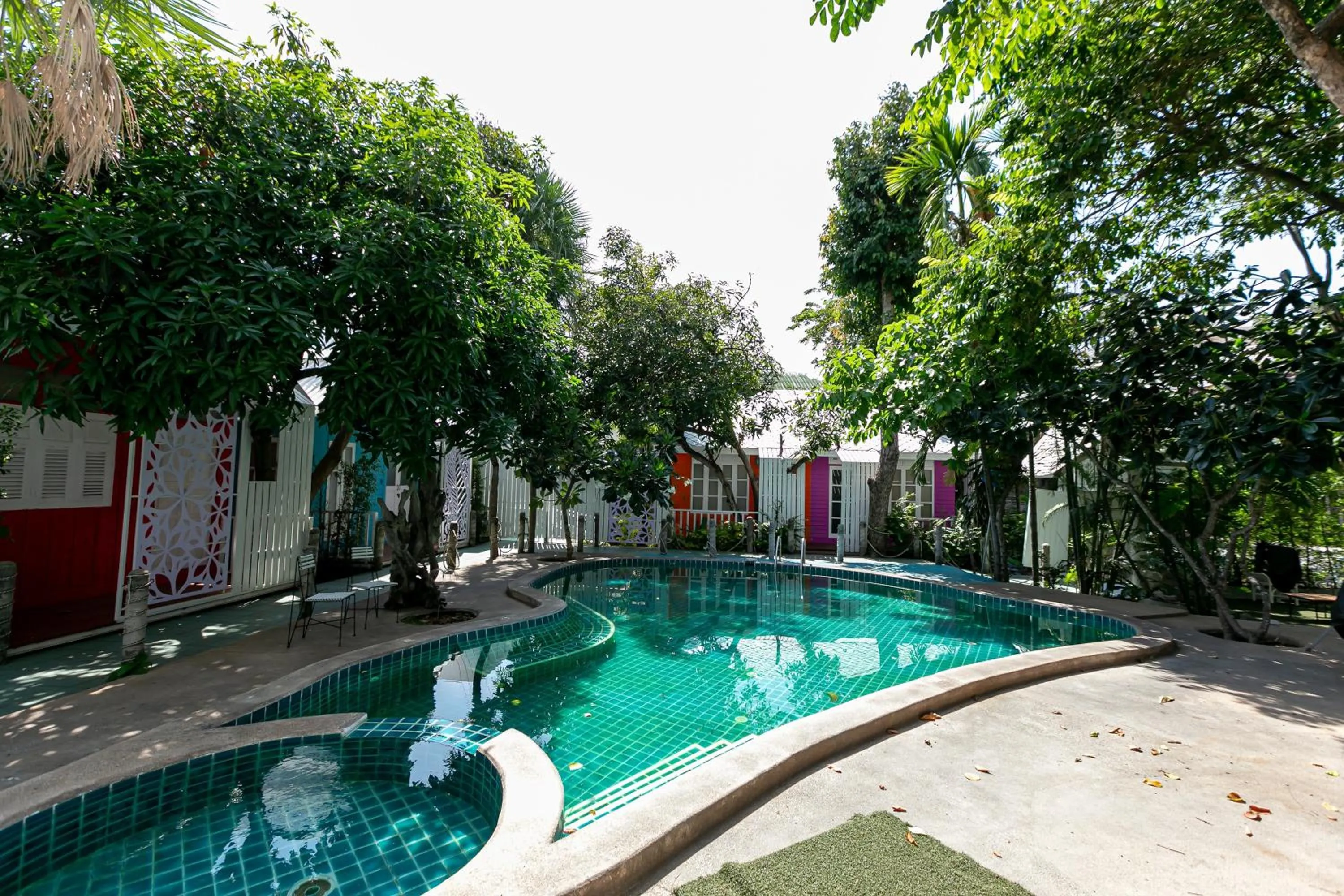 Swimming pool in Deeden Pattaya Resort