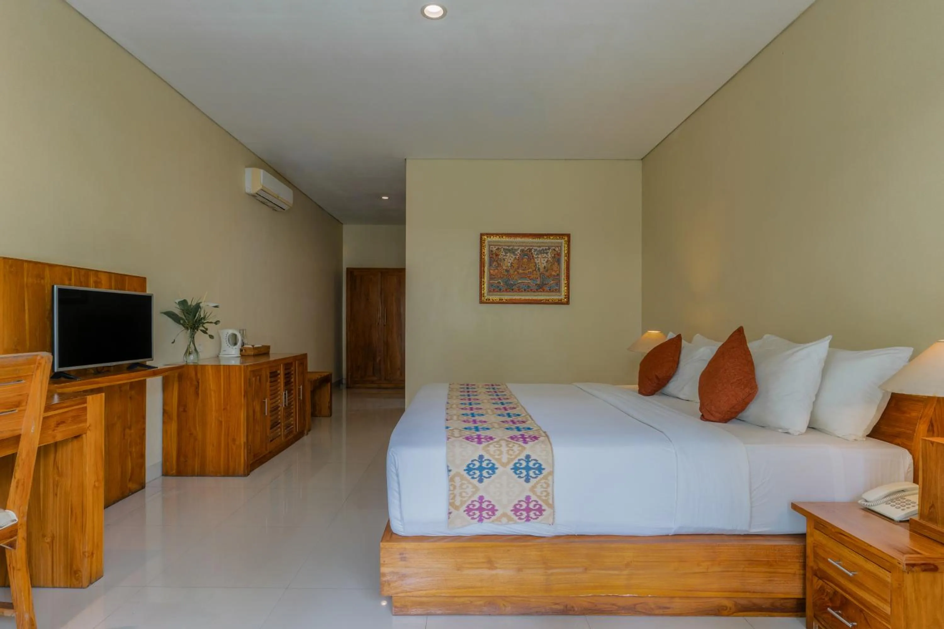 Bed in Pertiwi Bisma Ubud