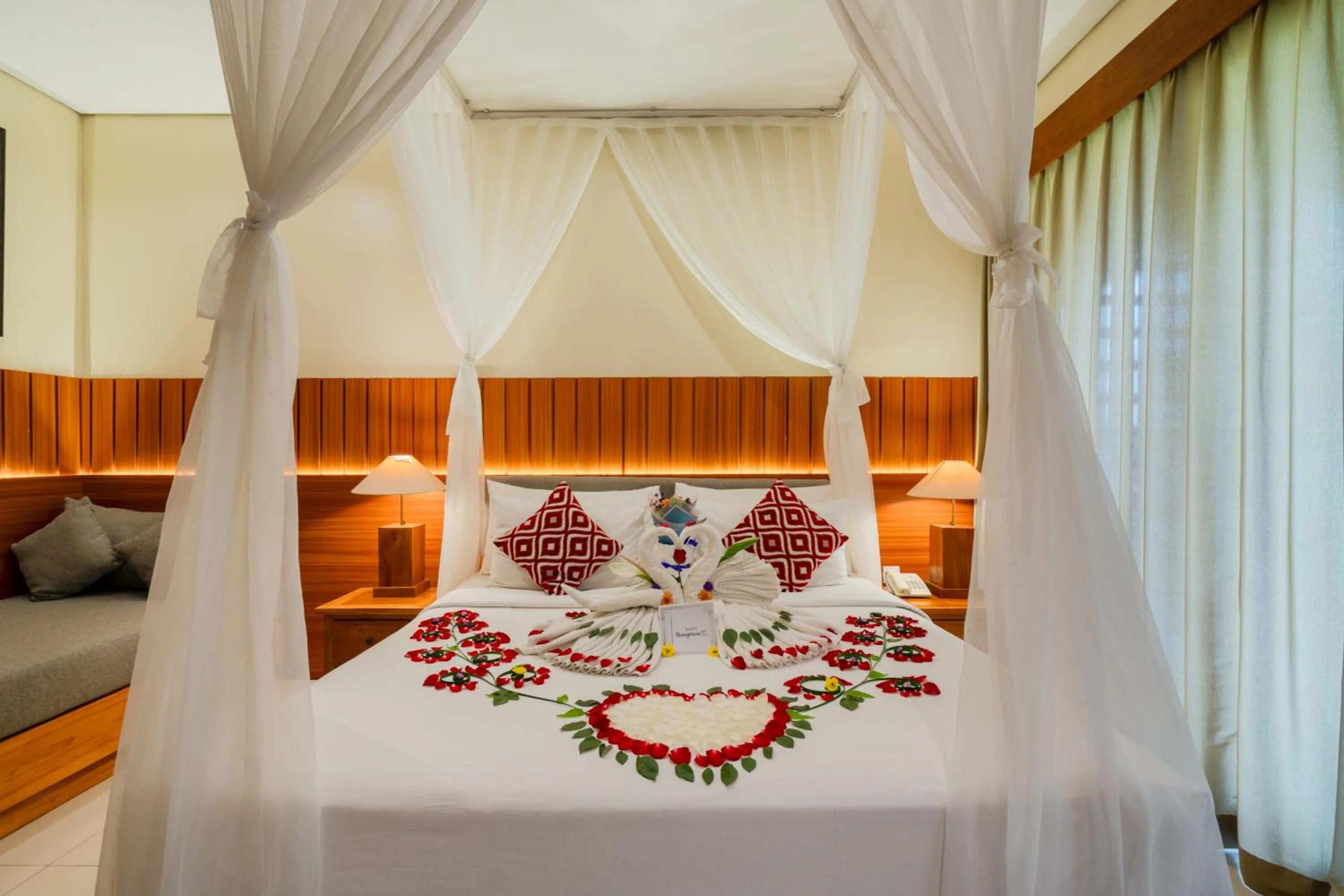 Bed in Pertiwi Bisma Ubud