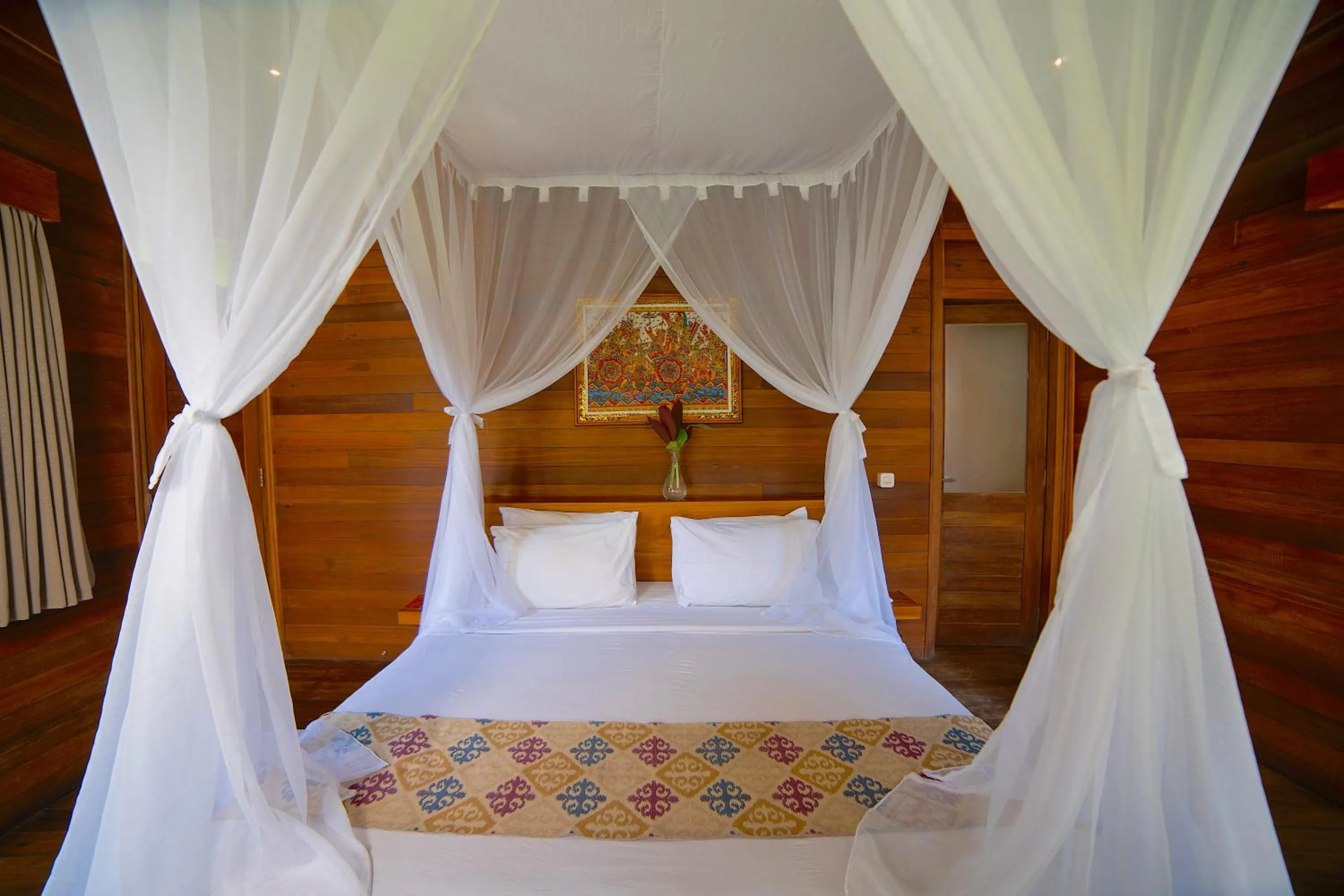 Bed in Pertiwi Bisma Ubud
