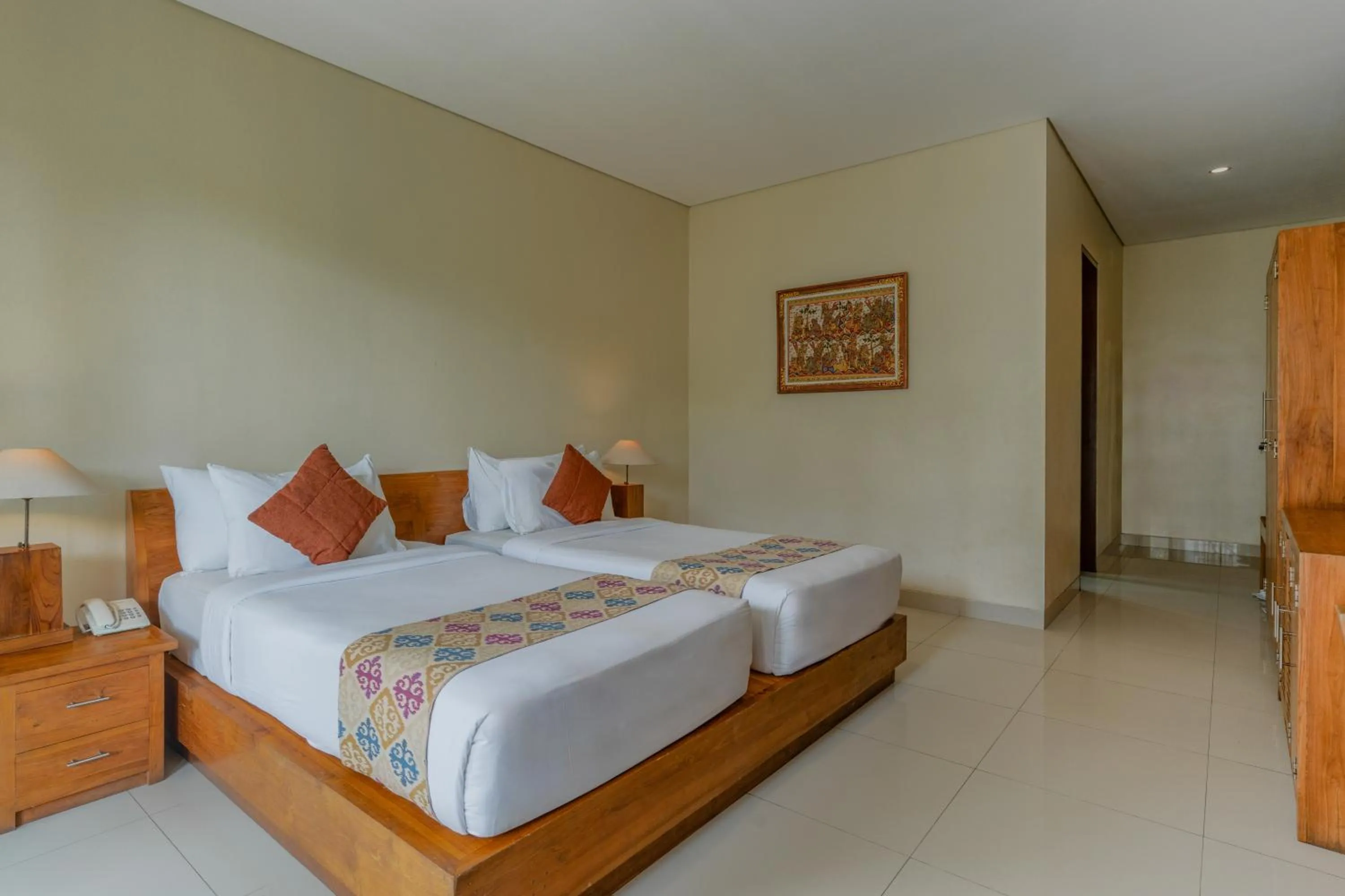 Bed in Pertiwi Bisma Ubud