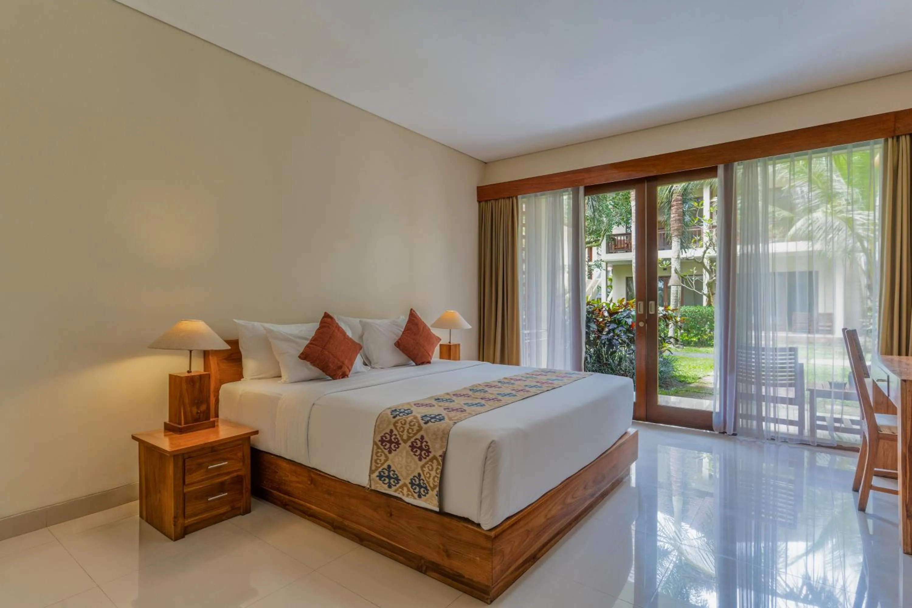 Bed in Pertiwi Bisma Ubud