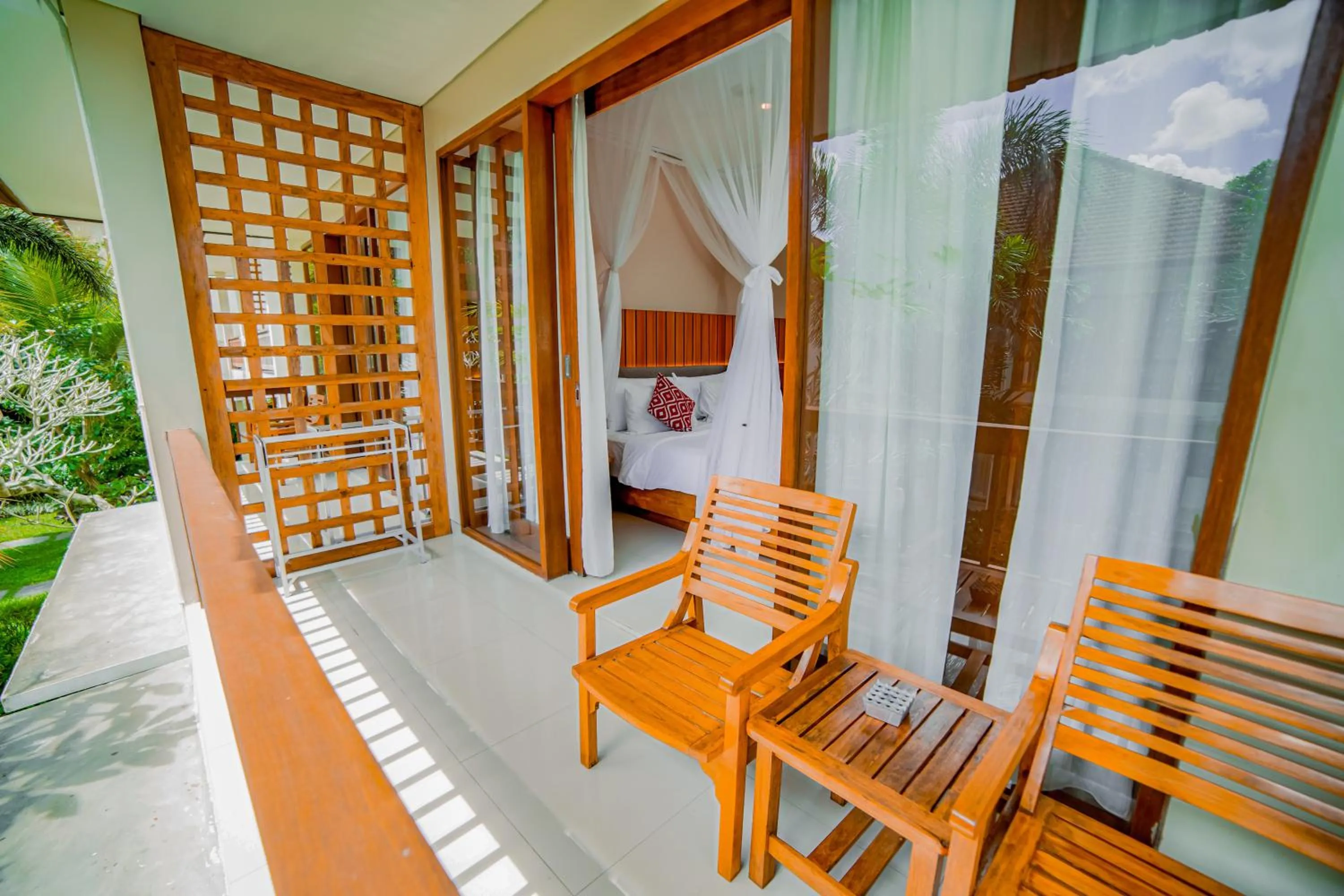 Balcony/Terrace in Pertiwi Bisma Ubud