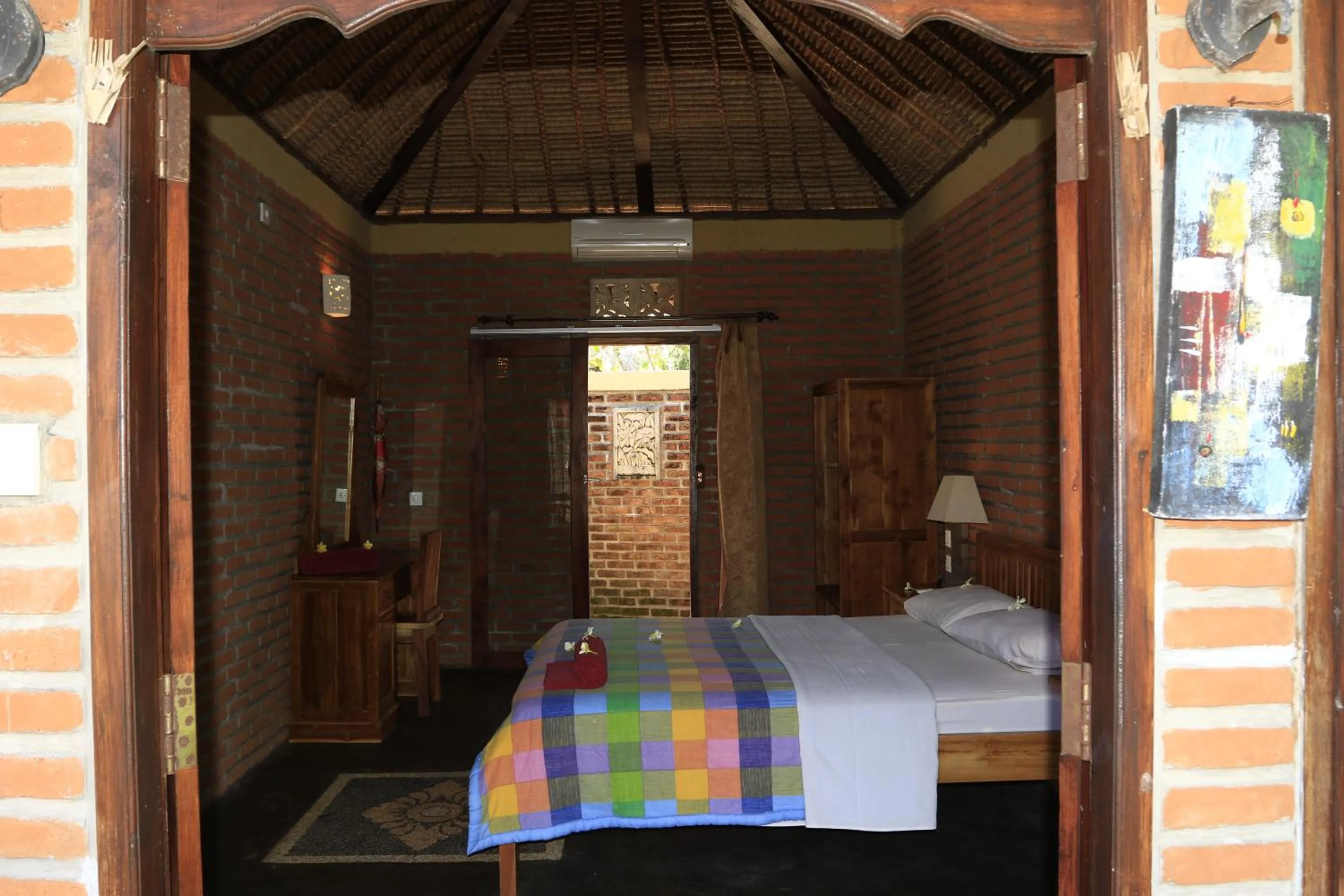 Bedroom, Bed in Satria Bungalow