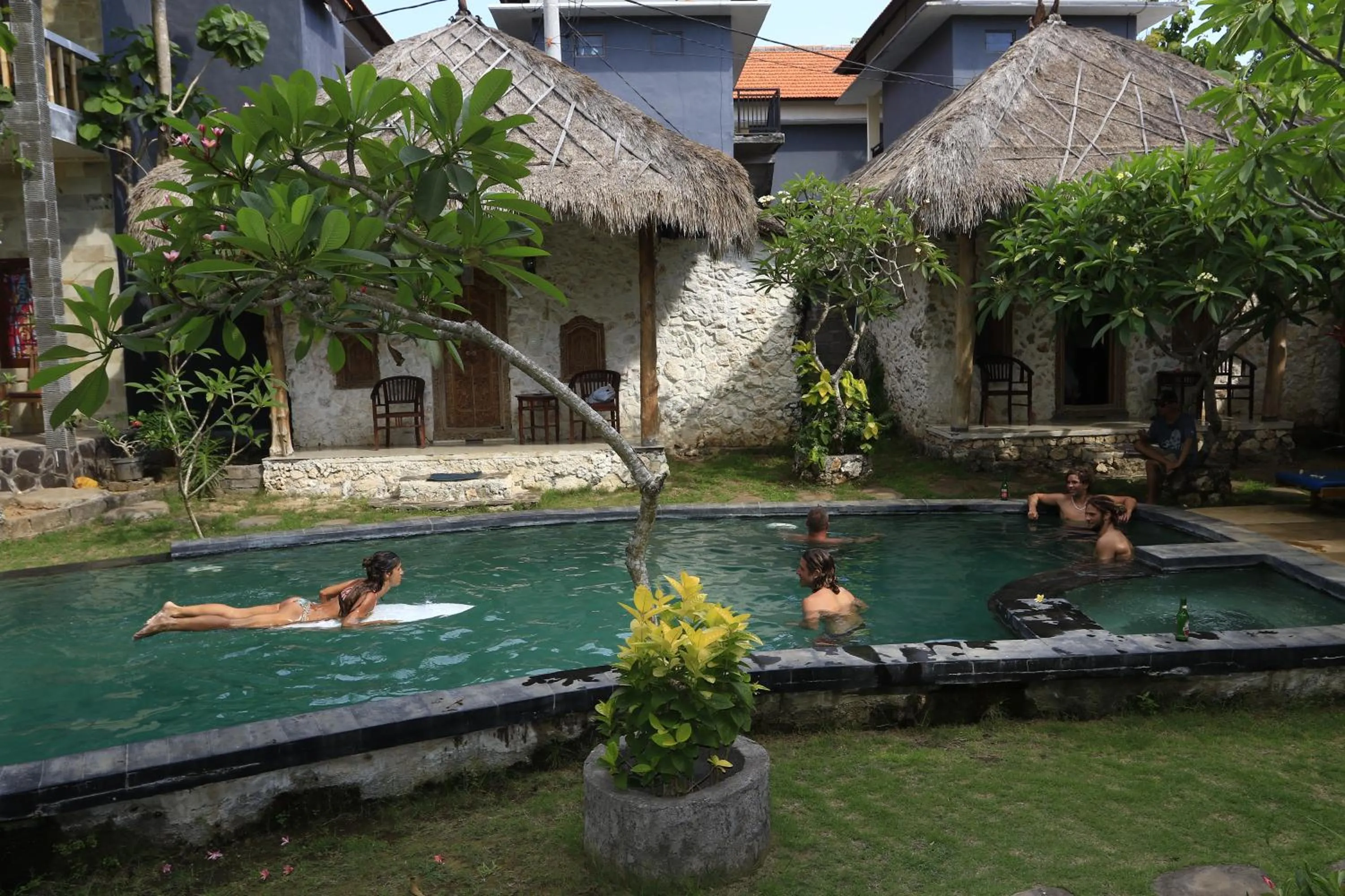 Swimming pool in Satria Bungalow